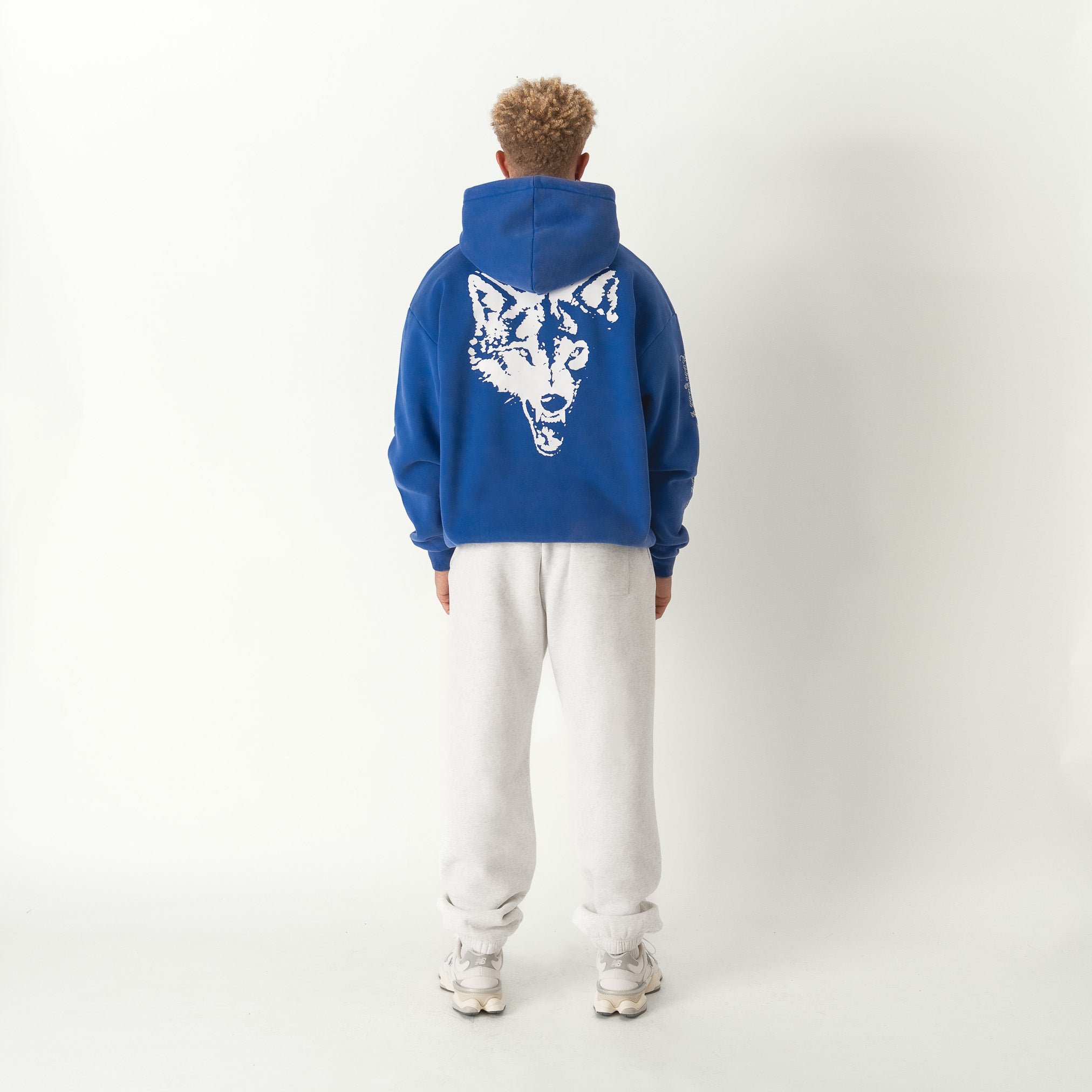 KILL CREW OVERSIZED LUX HOODIE - BLUE