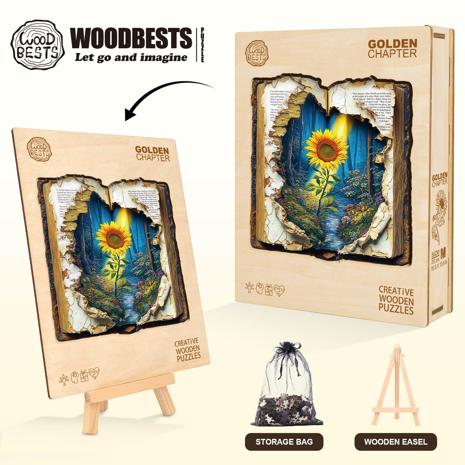 Golden Chapter Wooden Jigsaw Puzzle