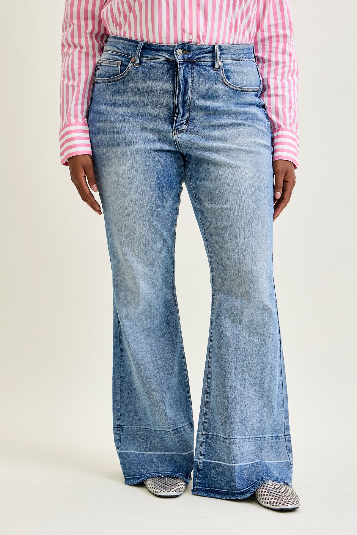 Giselle Tummy Control Release Hem Flare - PLUS