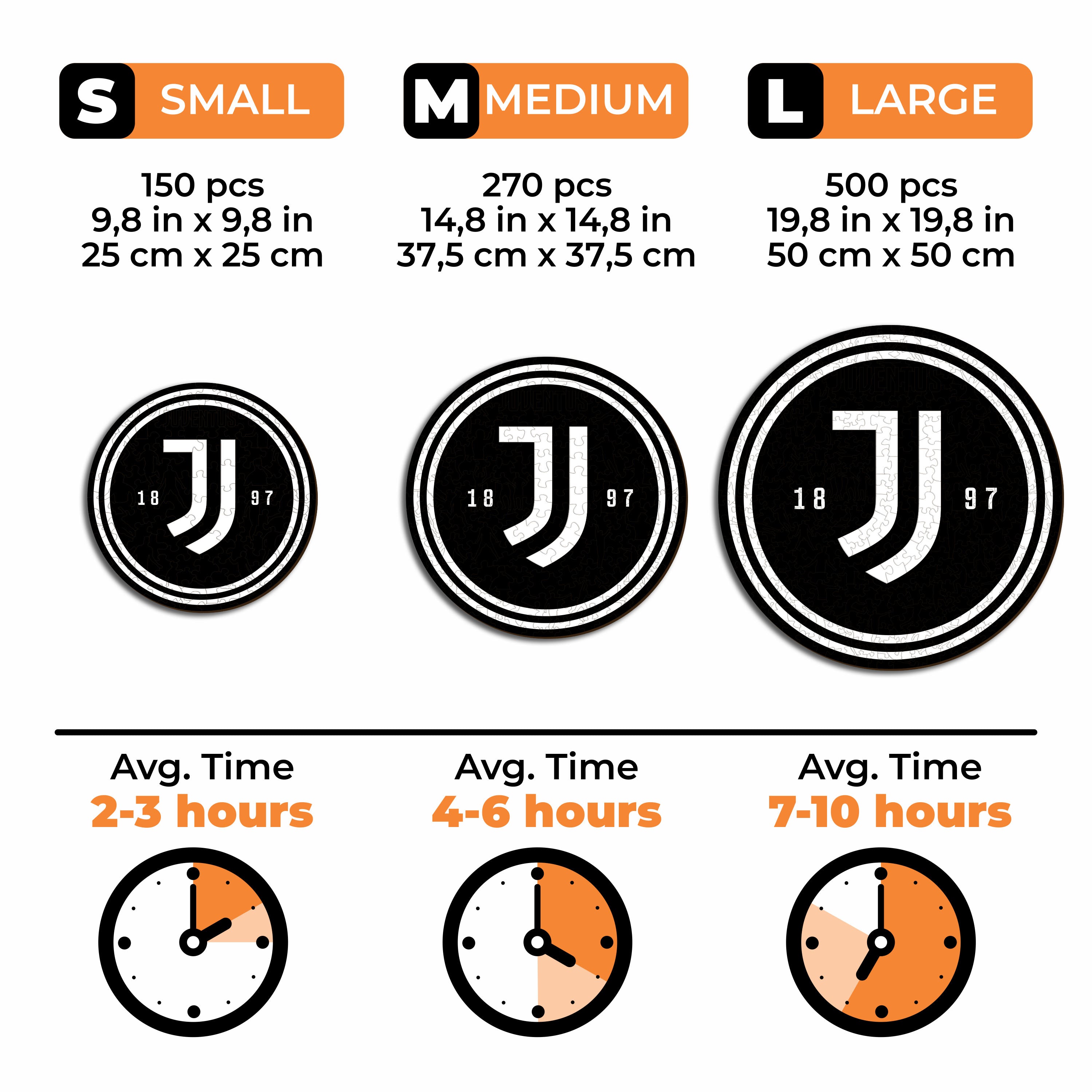 Juventus FC® Logo - Wooden Puzzle