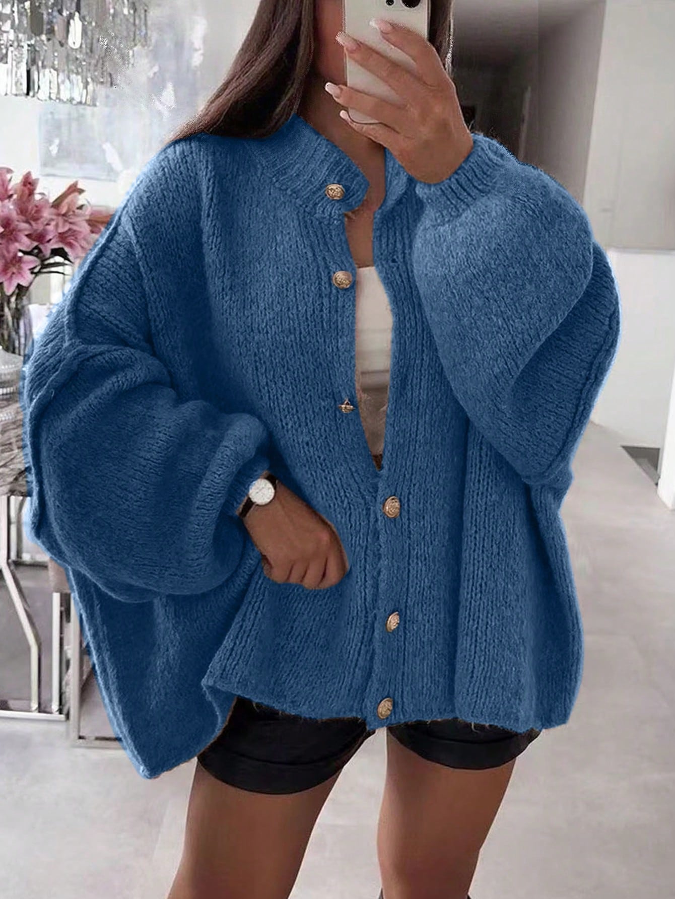 Women's Autumn/Winter Sweater, Fashion New Style - Minimalist Loose Fit Knit Cardigan