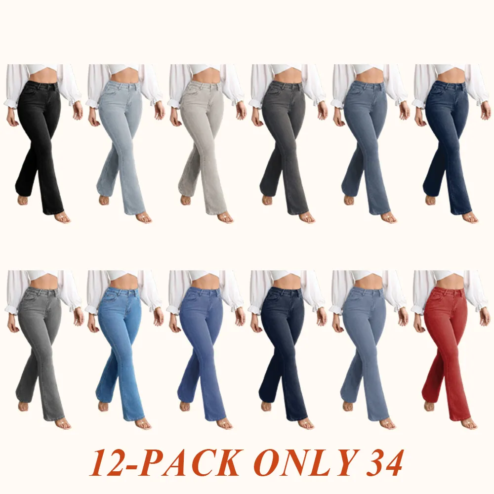 Women's slim-fit flared pants