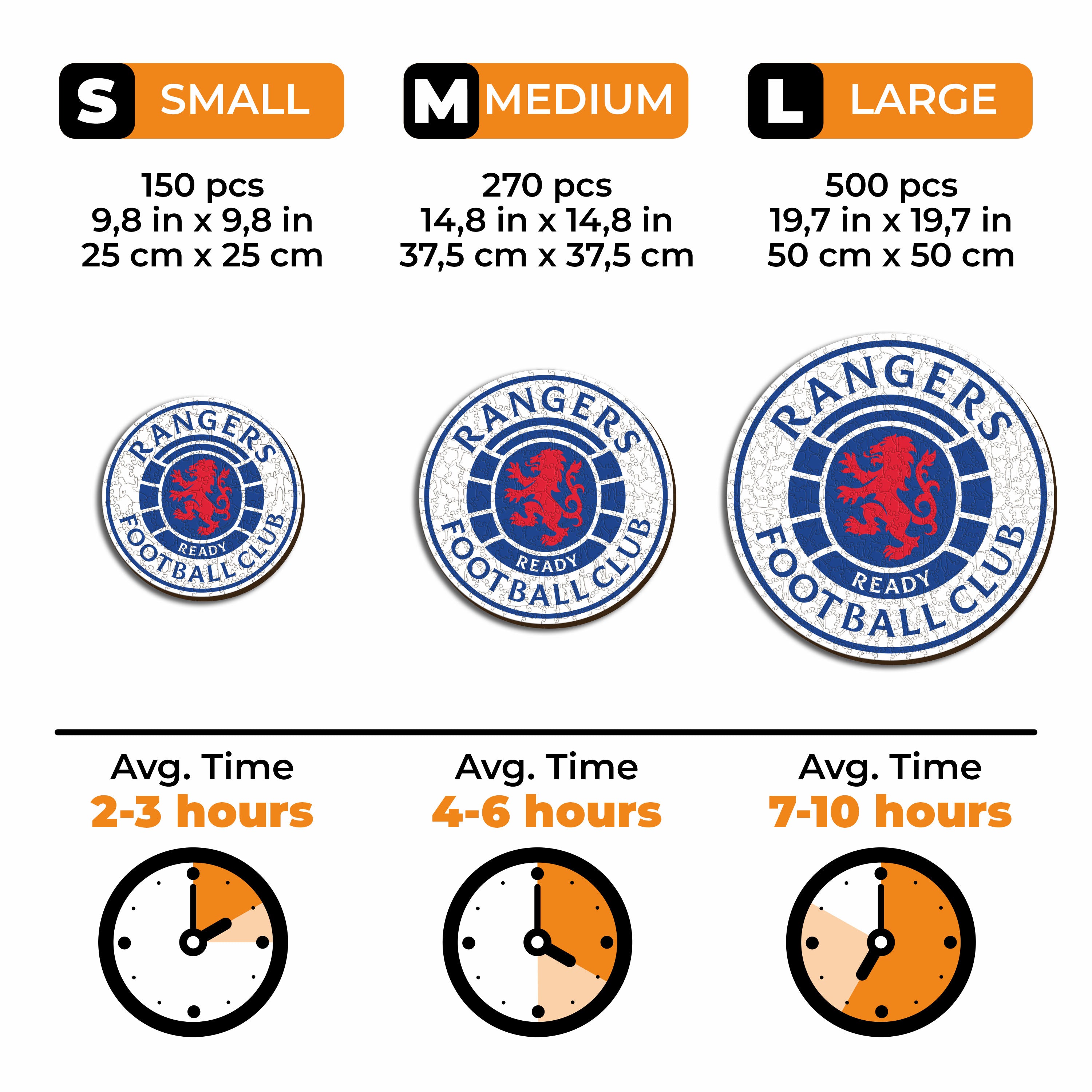 Glasgow Rangers FC® Logo - Wooden Puzzle