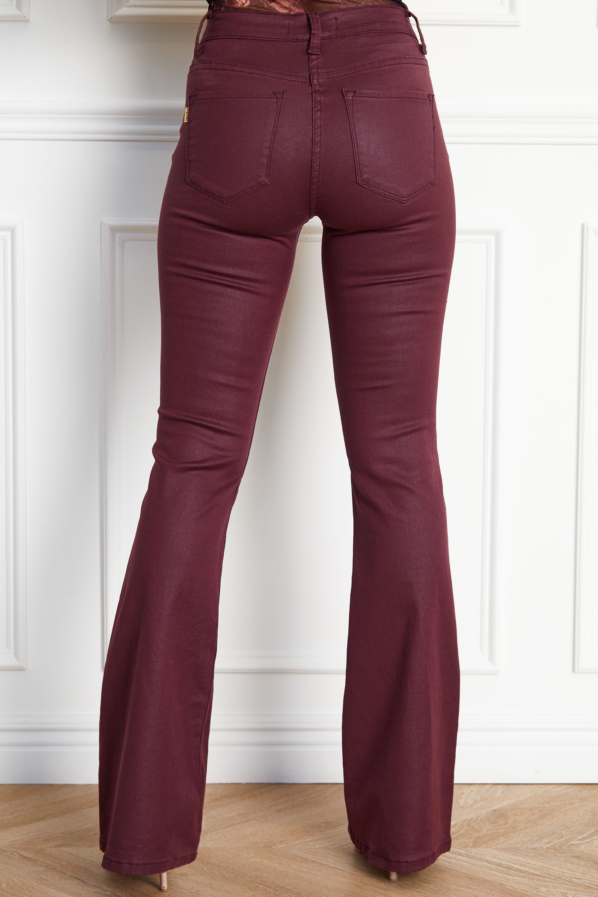 Chic Flare Cotton Pants