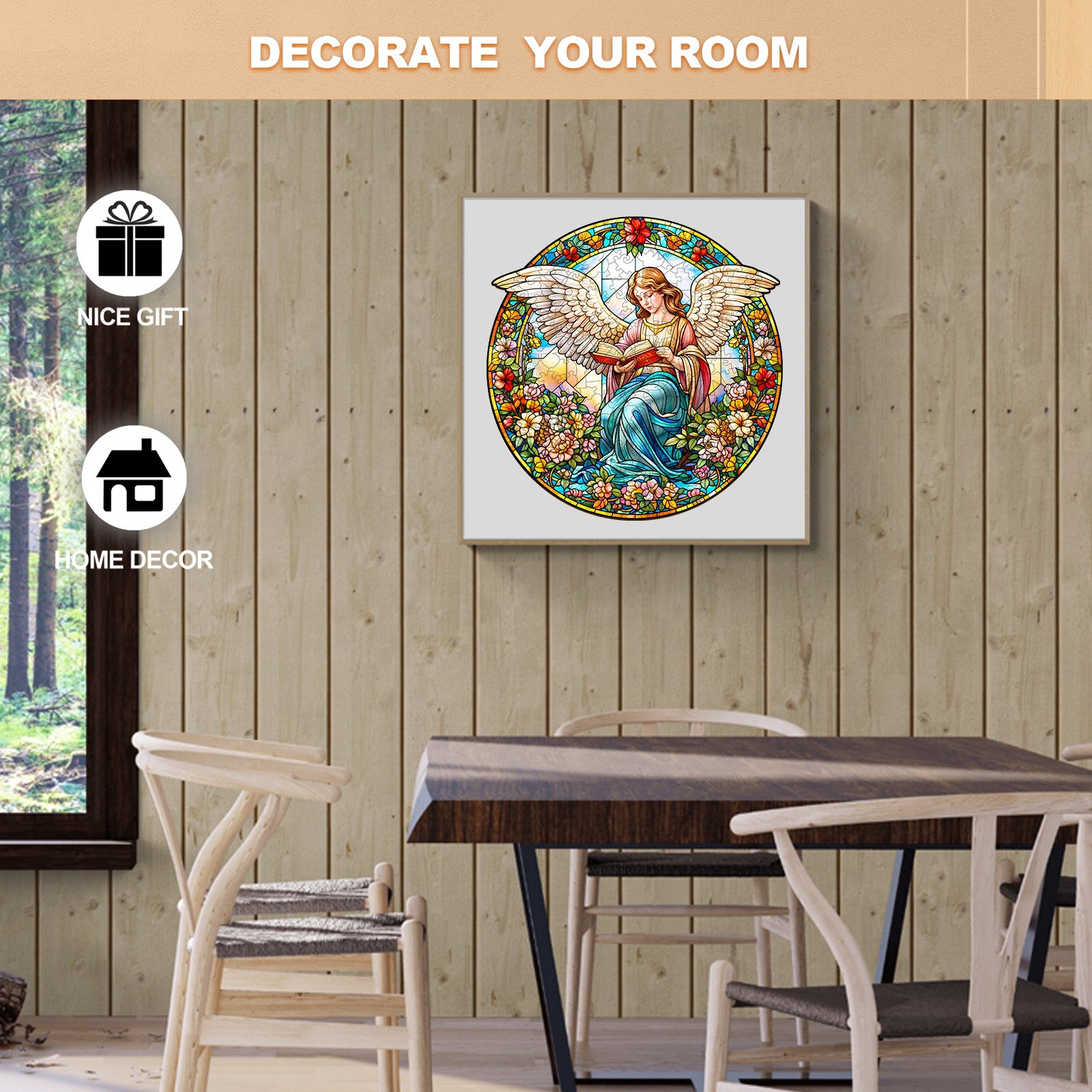 Angelic Garden Wooden Jigsaw Puzzle