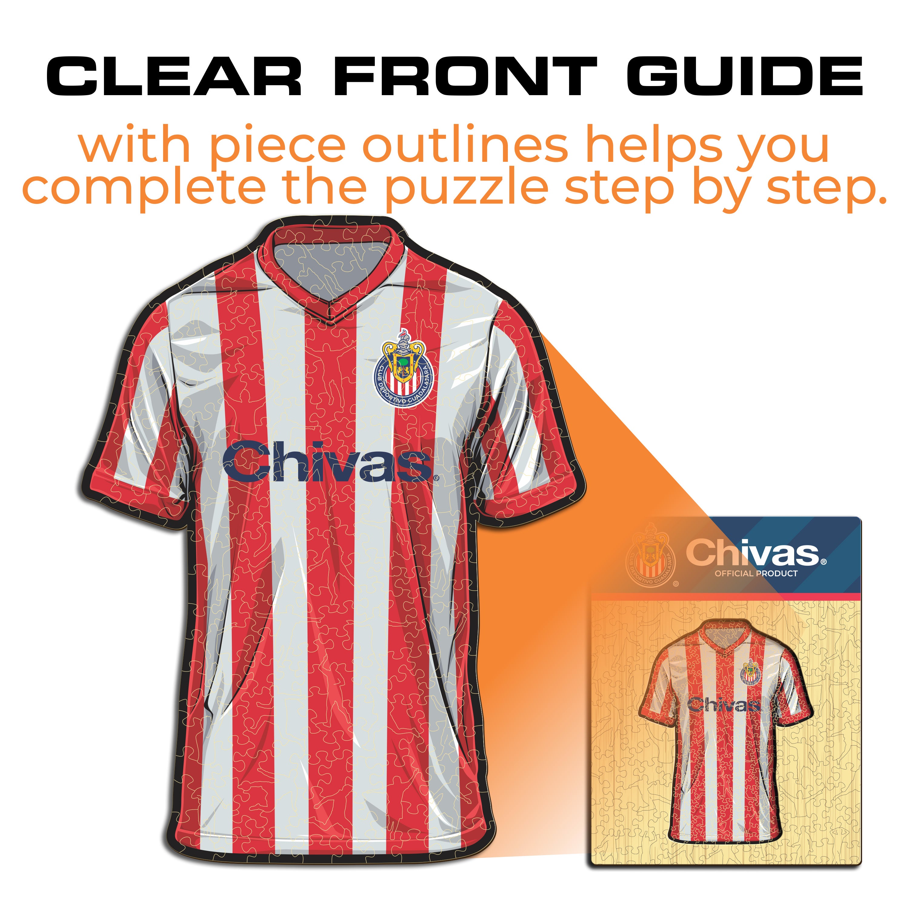 Chivas Guadalajara® Jersey - Wooden Puzzle