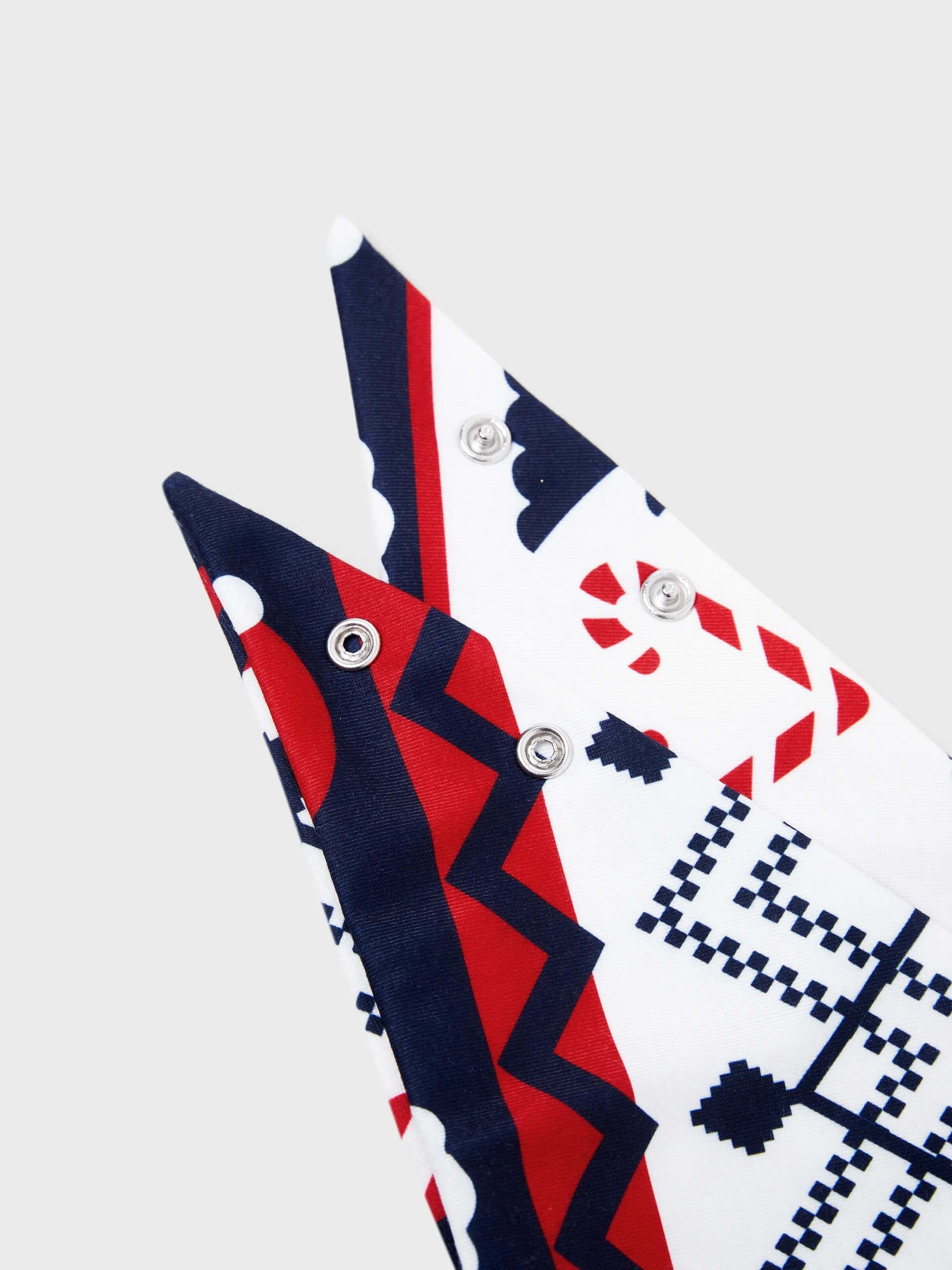 Christmas Matching Family Pajamas Set Glow In The Dark Santa Claus Print PJS with Christmas Socks Deep Blue