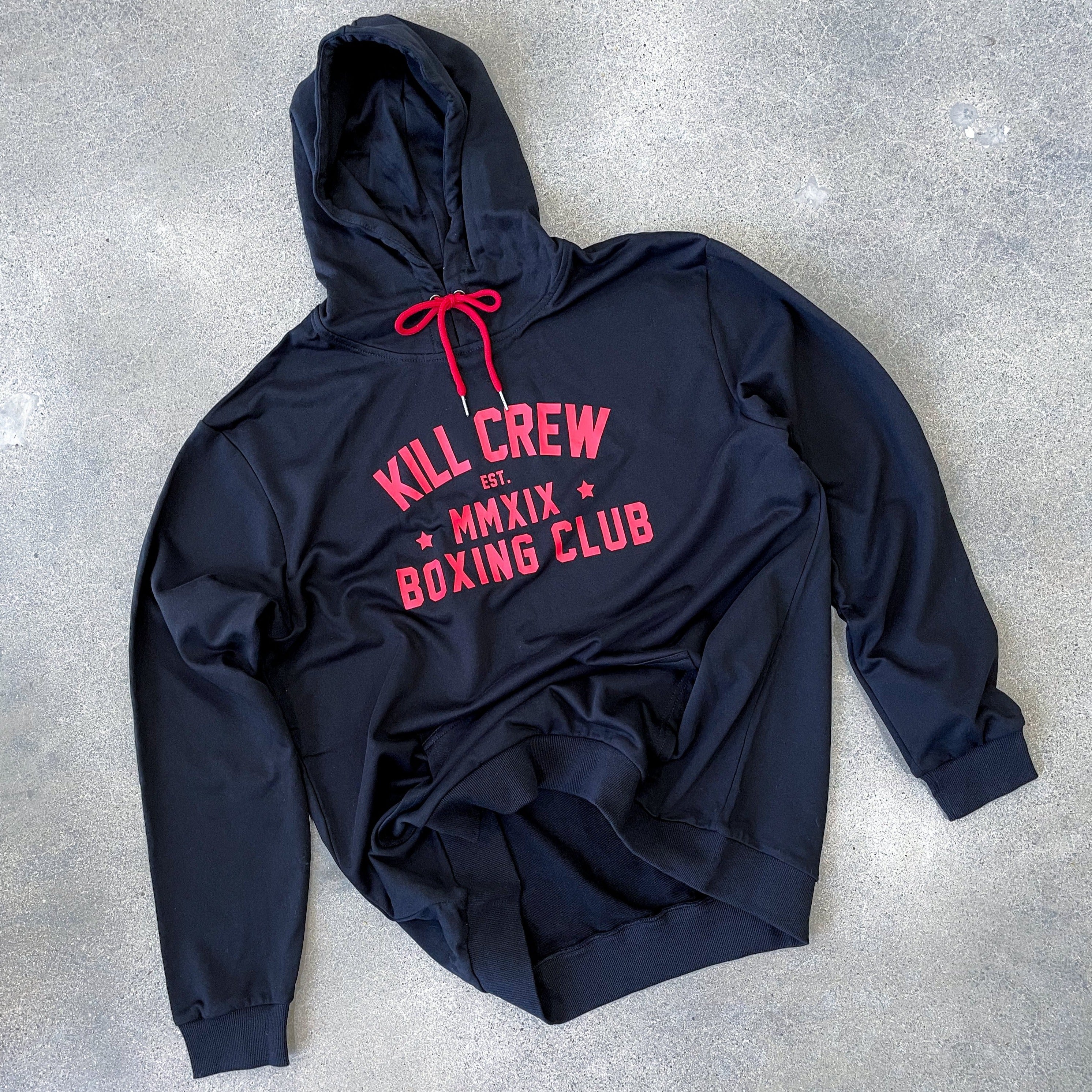 BOXING CLUB HOODIE - BLACK