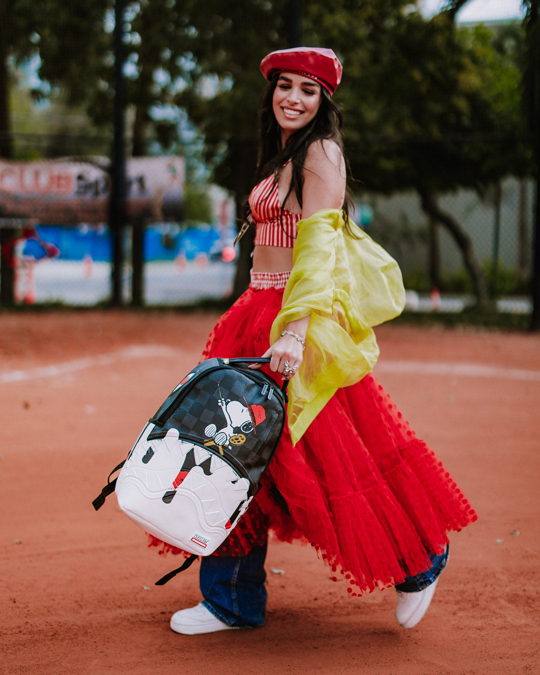 SNOOPY ART BITE DLXSV BACKPACK