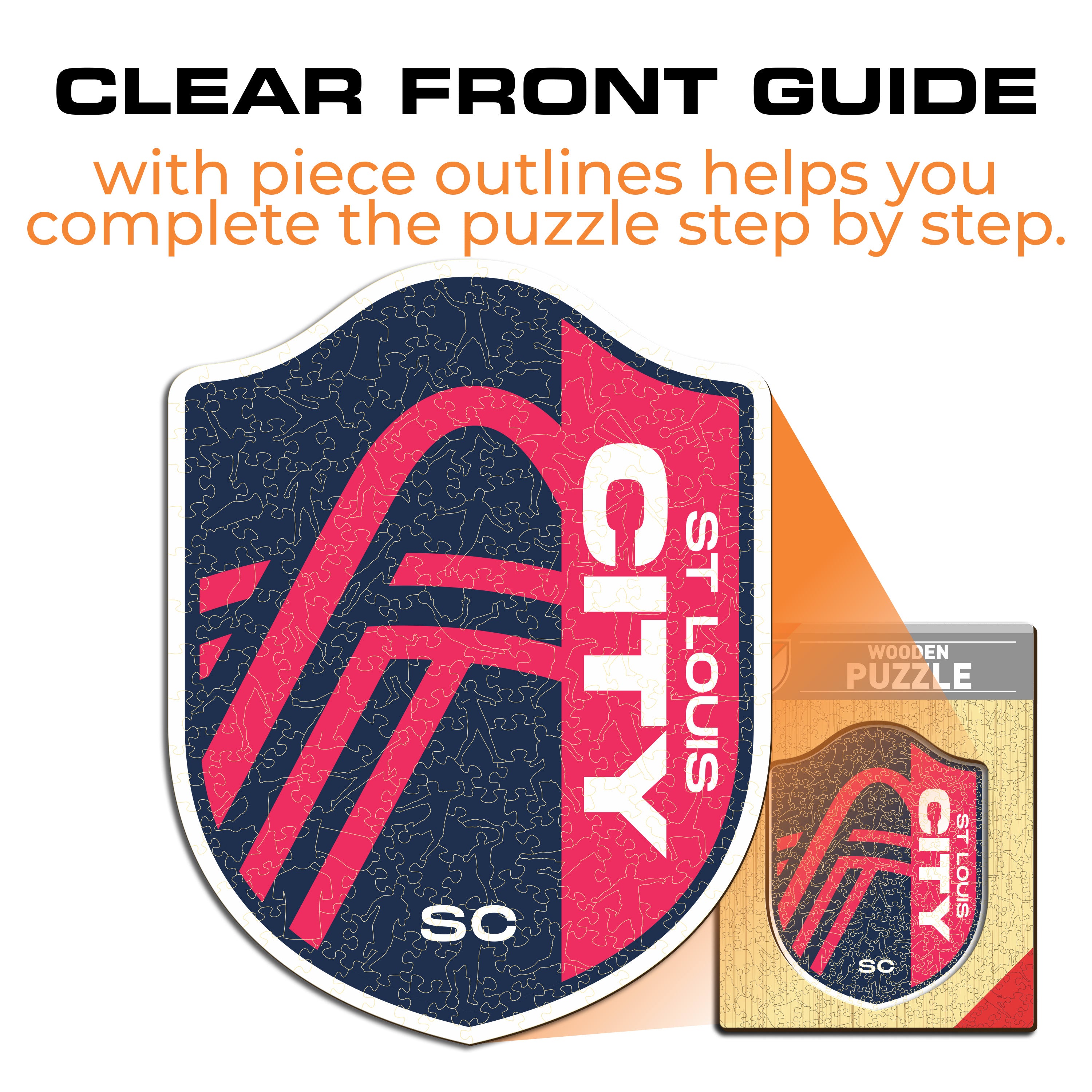 St. Louis City SC® Logo - Wooden Puzzle