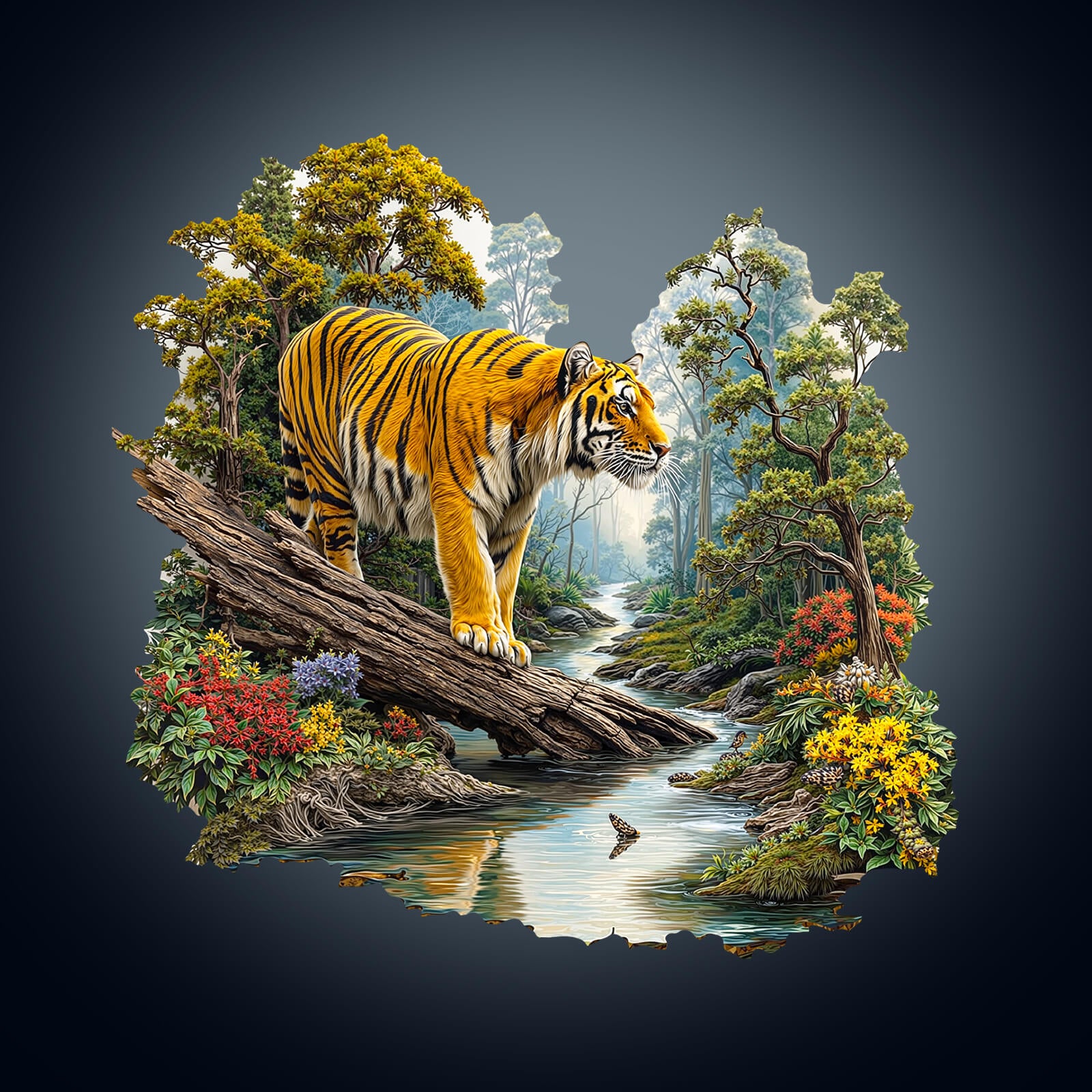 King of the Forest Wooden Jigsaw Puzzle