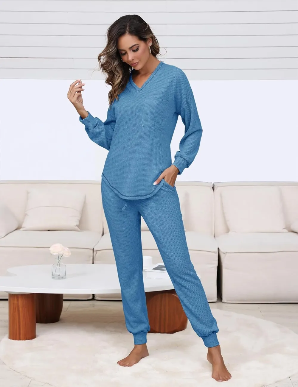 Womens Two Piece Outfits Lounge Sets