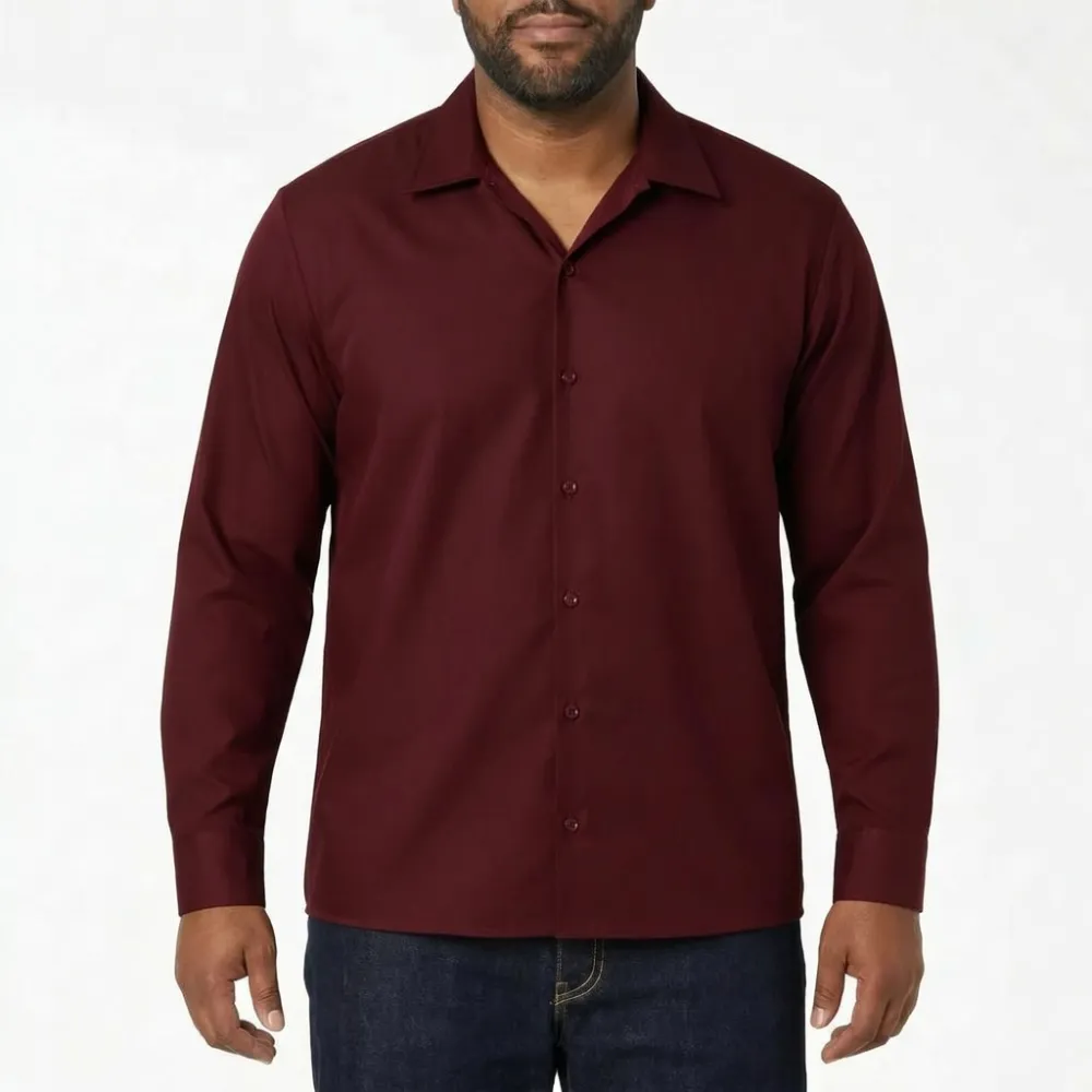 2026👍Work  Shirt 1574 Men's Long Sleeve Button Up Multiple Colors Available