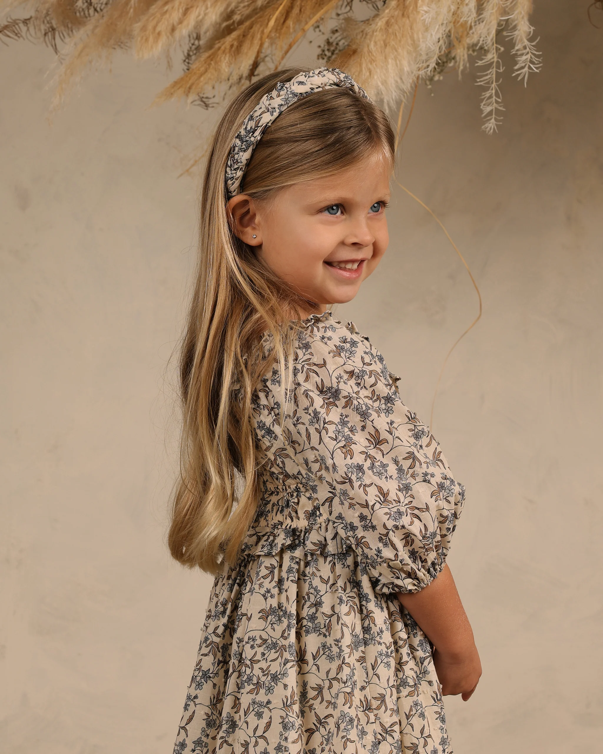 Junie Dress || Vintage Blue Floral