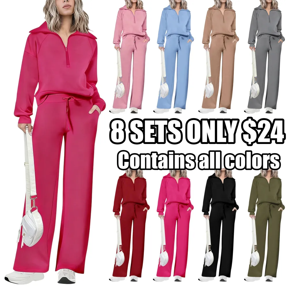 Women's Casual 2-Piece Sweatsuit Set