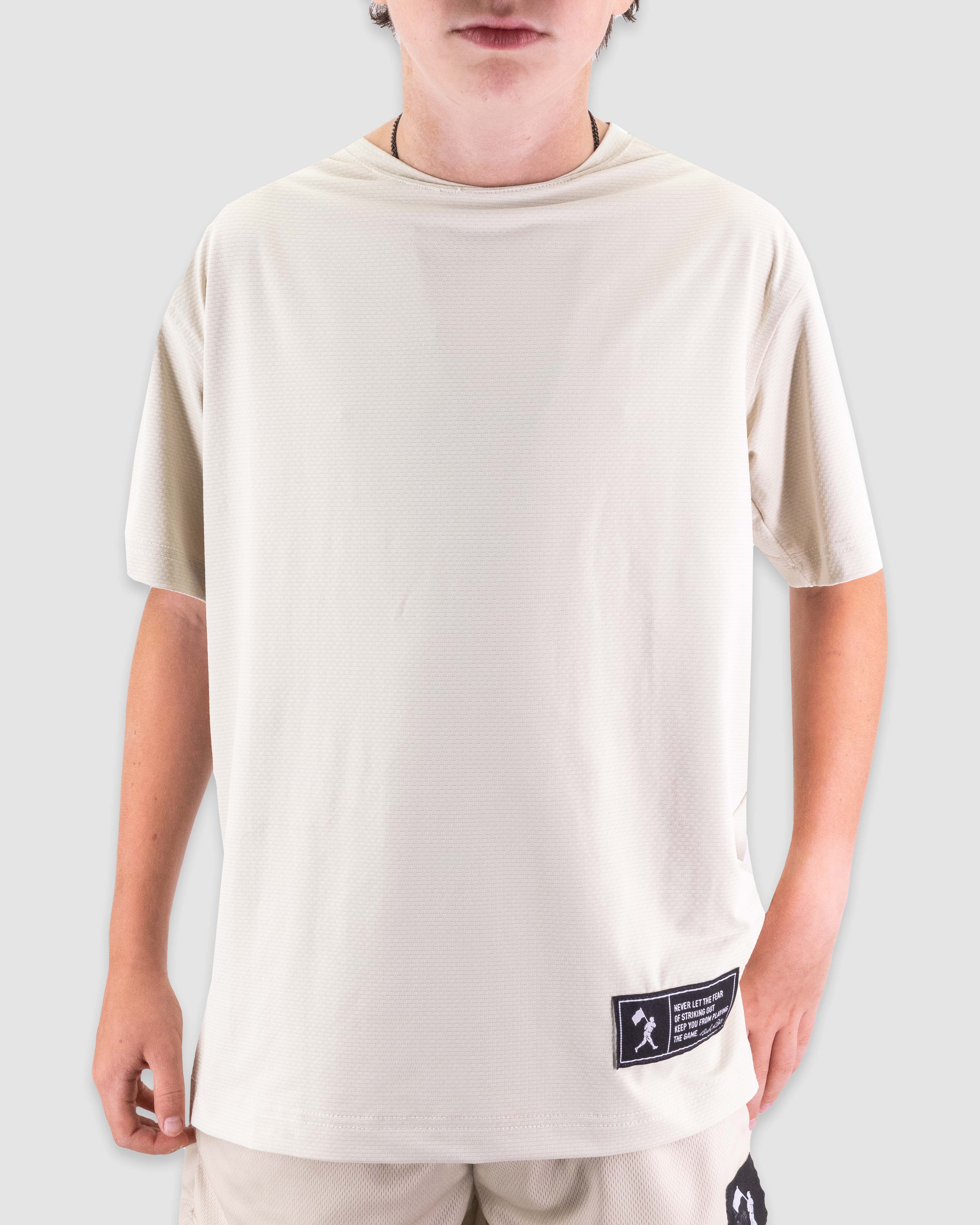 Diamond Flex Lite Training Tee (Cream) - Youth