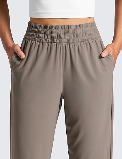 Lightweight Drapey Tapered Ankle Pants for Women