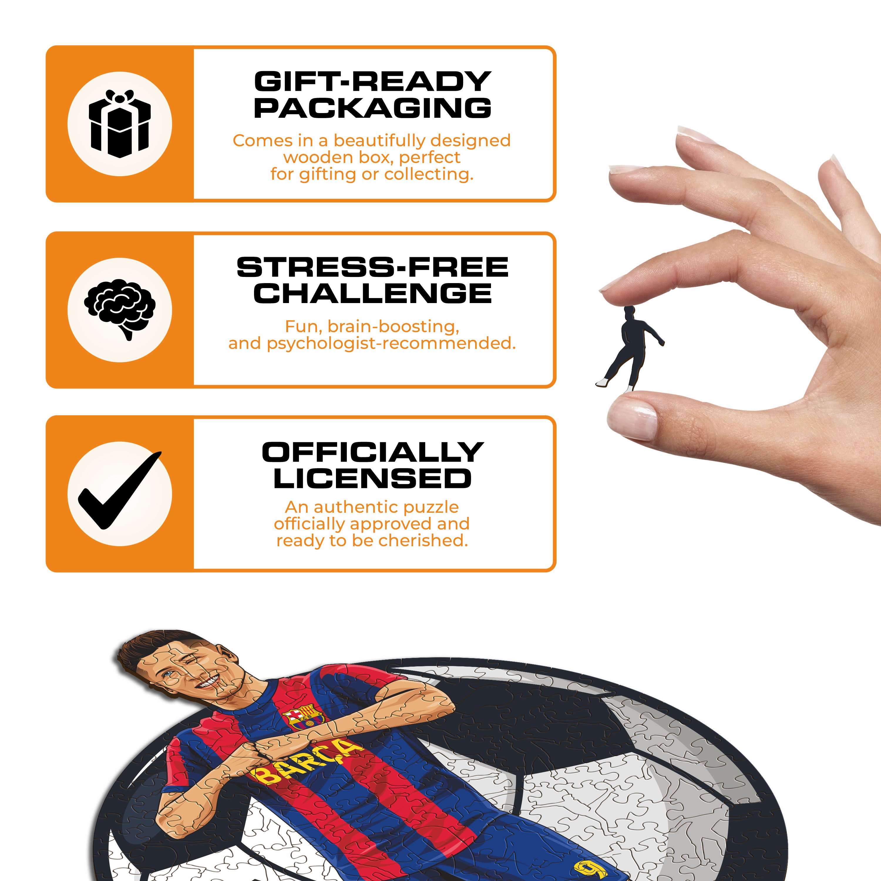 Robert Lewandowski - Wooden Puzzle