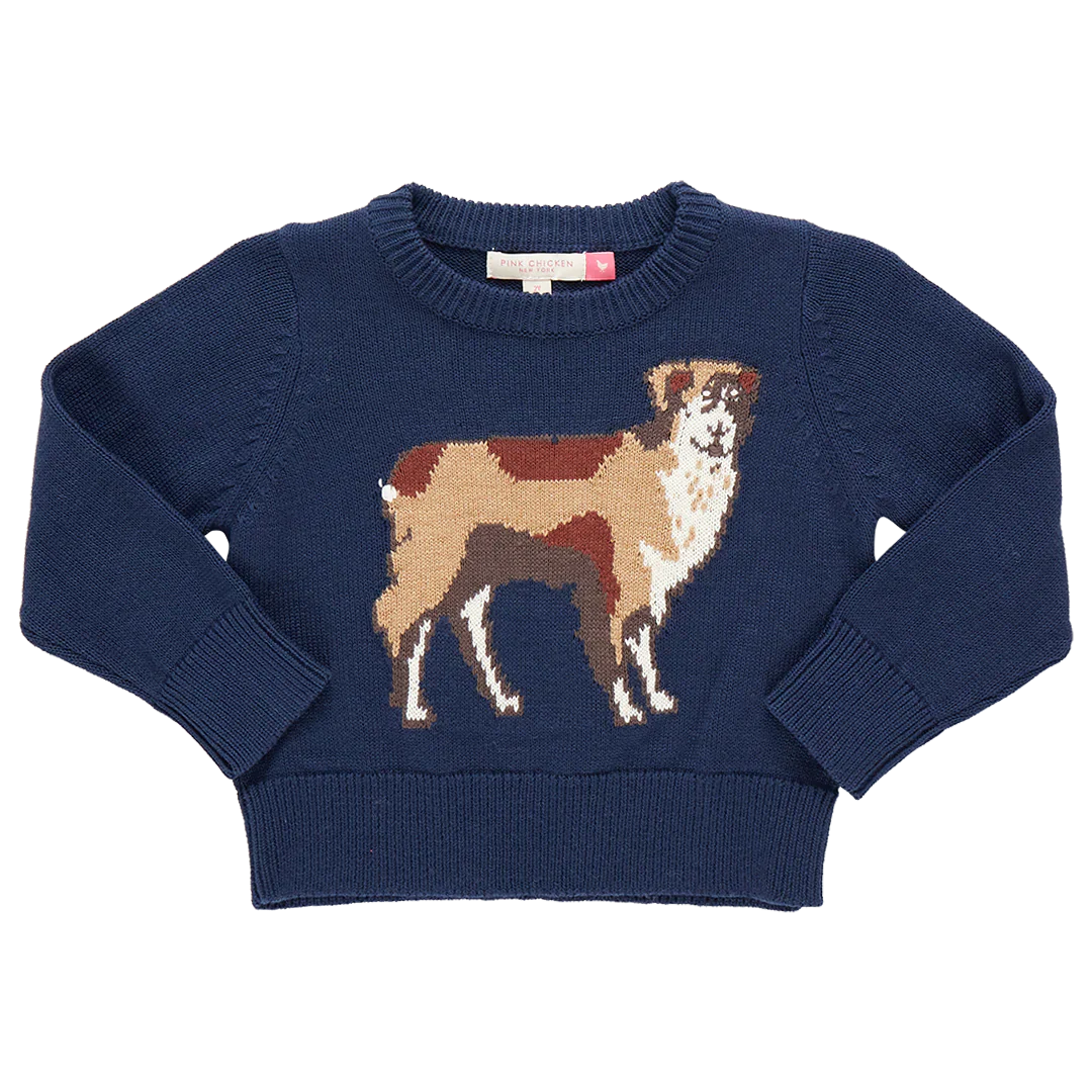 Boys Oliver Sweater Happy Dog