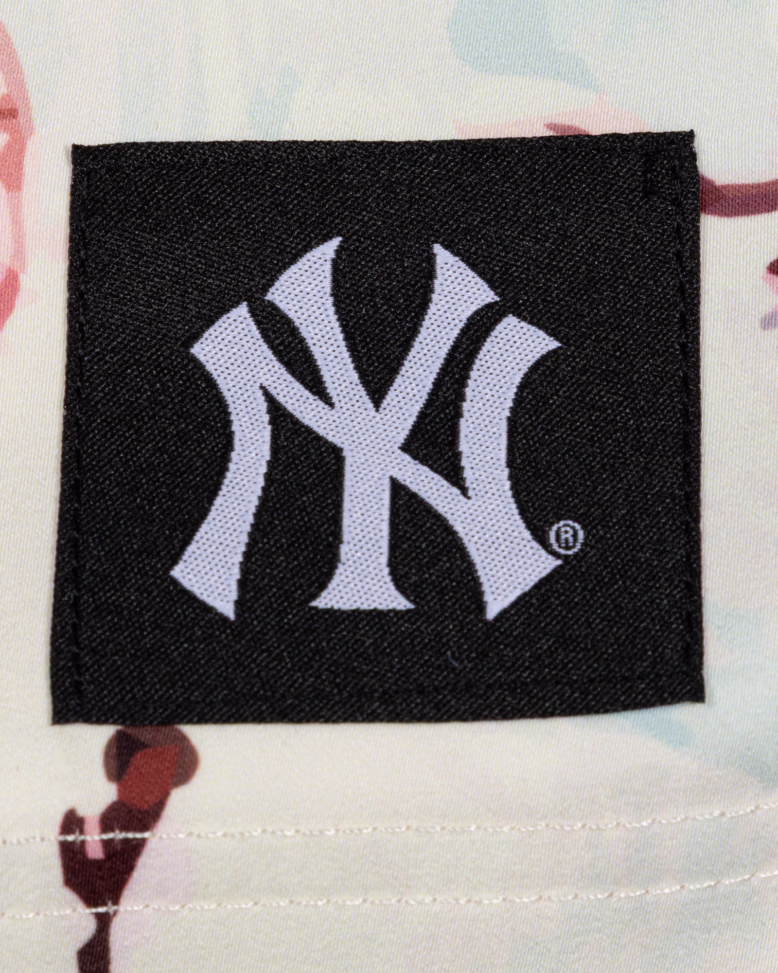 Cherry Blossom Baseball Diamond Lux Satin Youth Shorts - New York Yankees