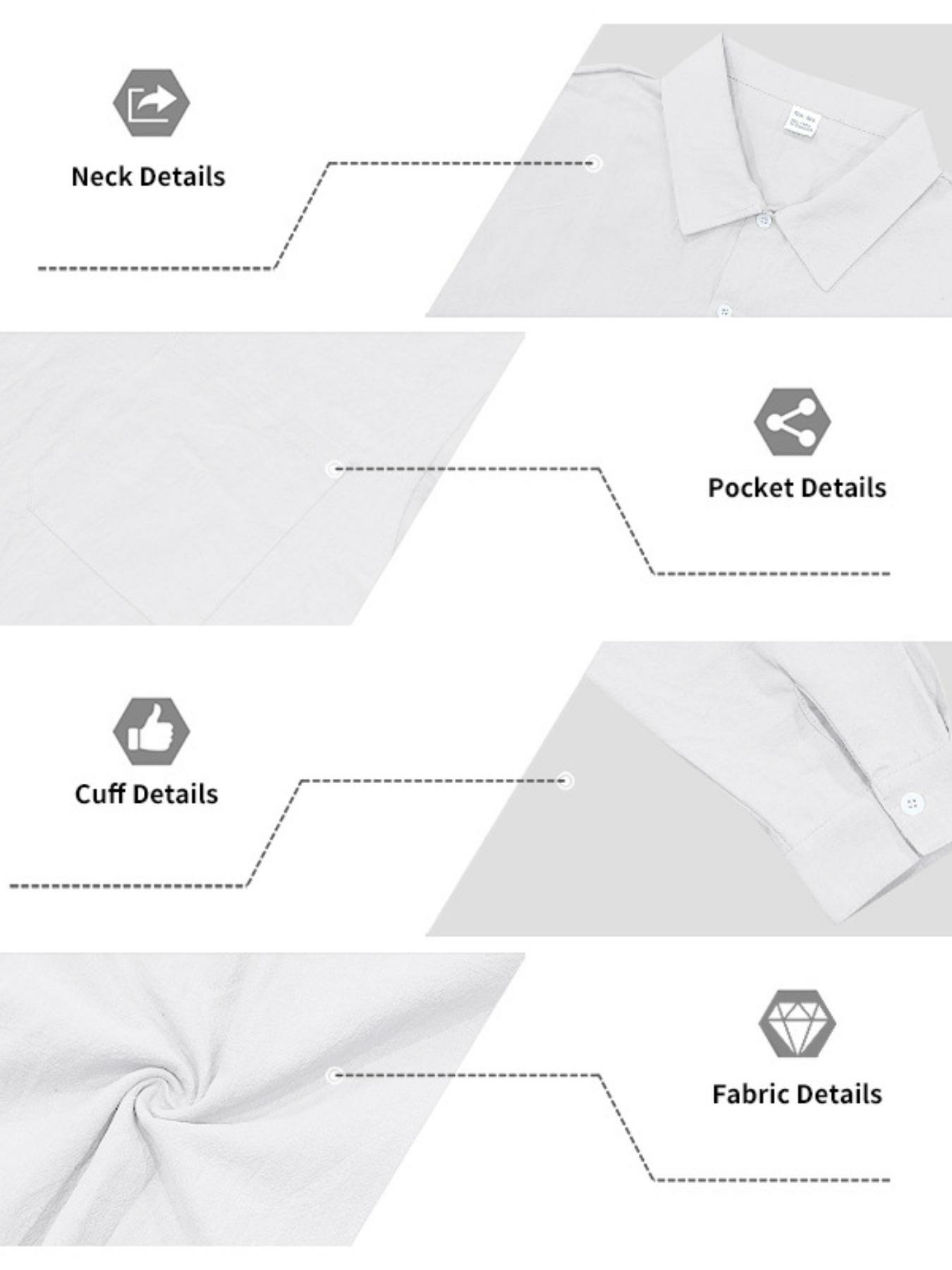 Men's Summer Linen Shirt & Pants Set, Casual Long Sleeve Beachwear, Comfortable Fashion Clothing for Vacation