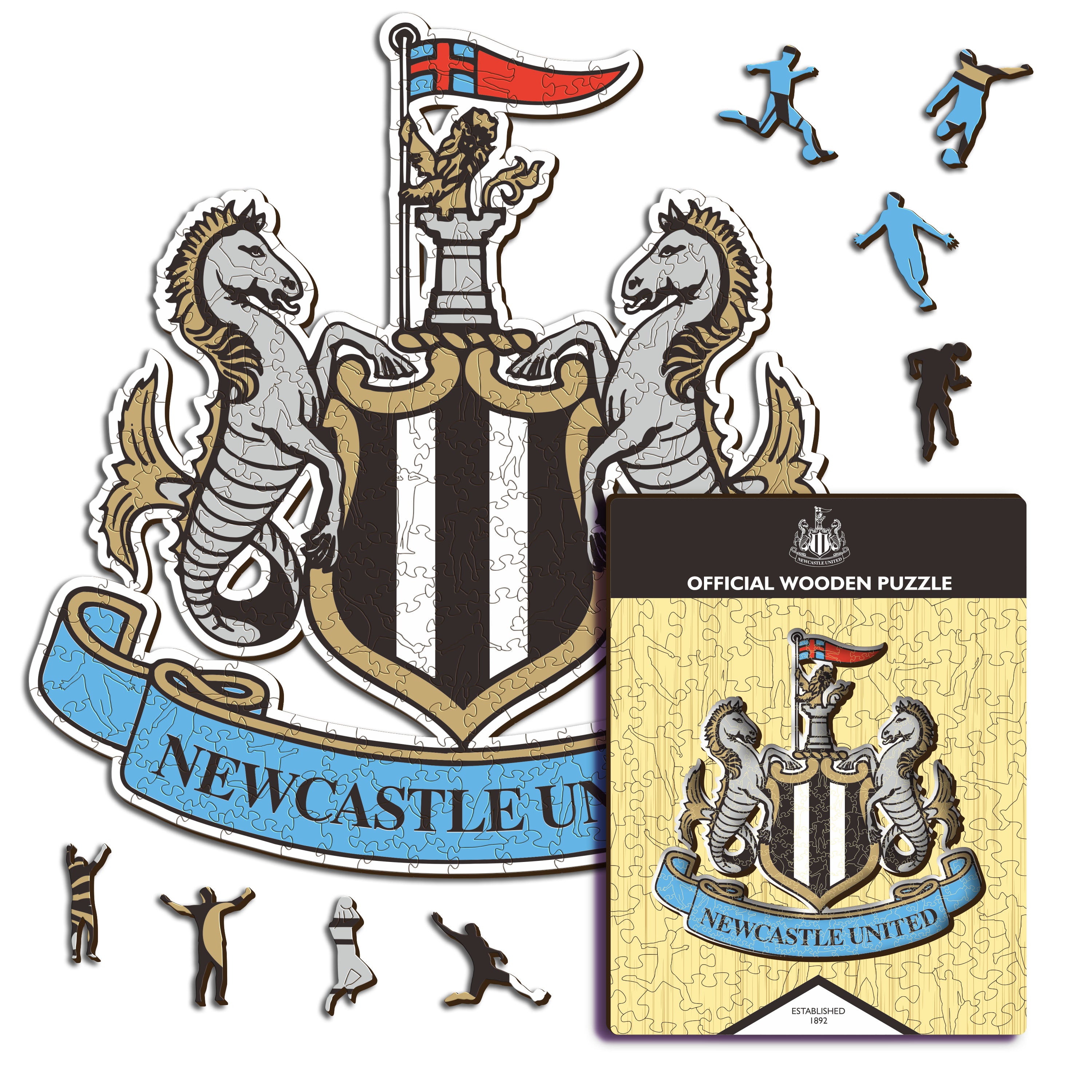 Newcastle United FC® Logo - Wooden Puzzle