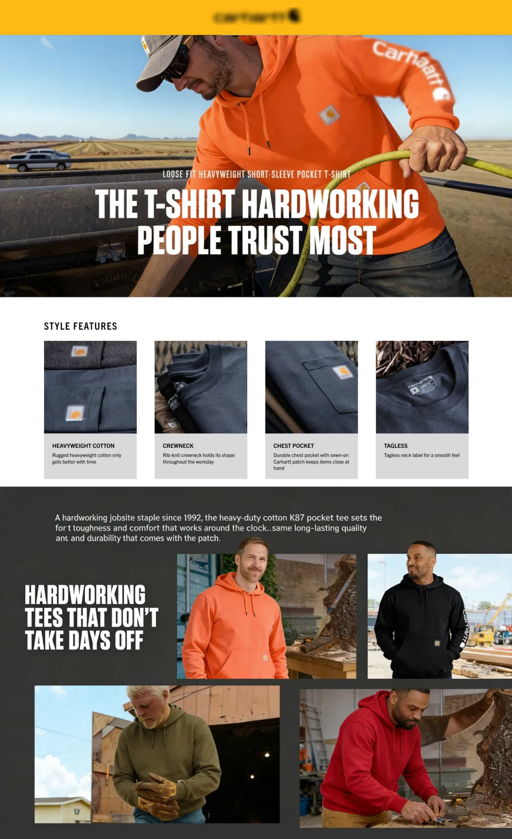 🔥Last Day Promotion!🔥 Men's Rain Defender Loose Fit Heavyweight Sweatshirt