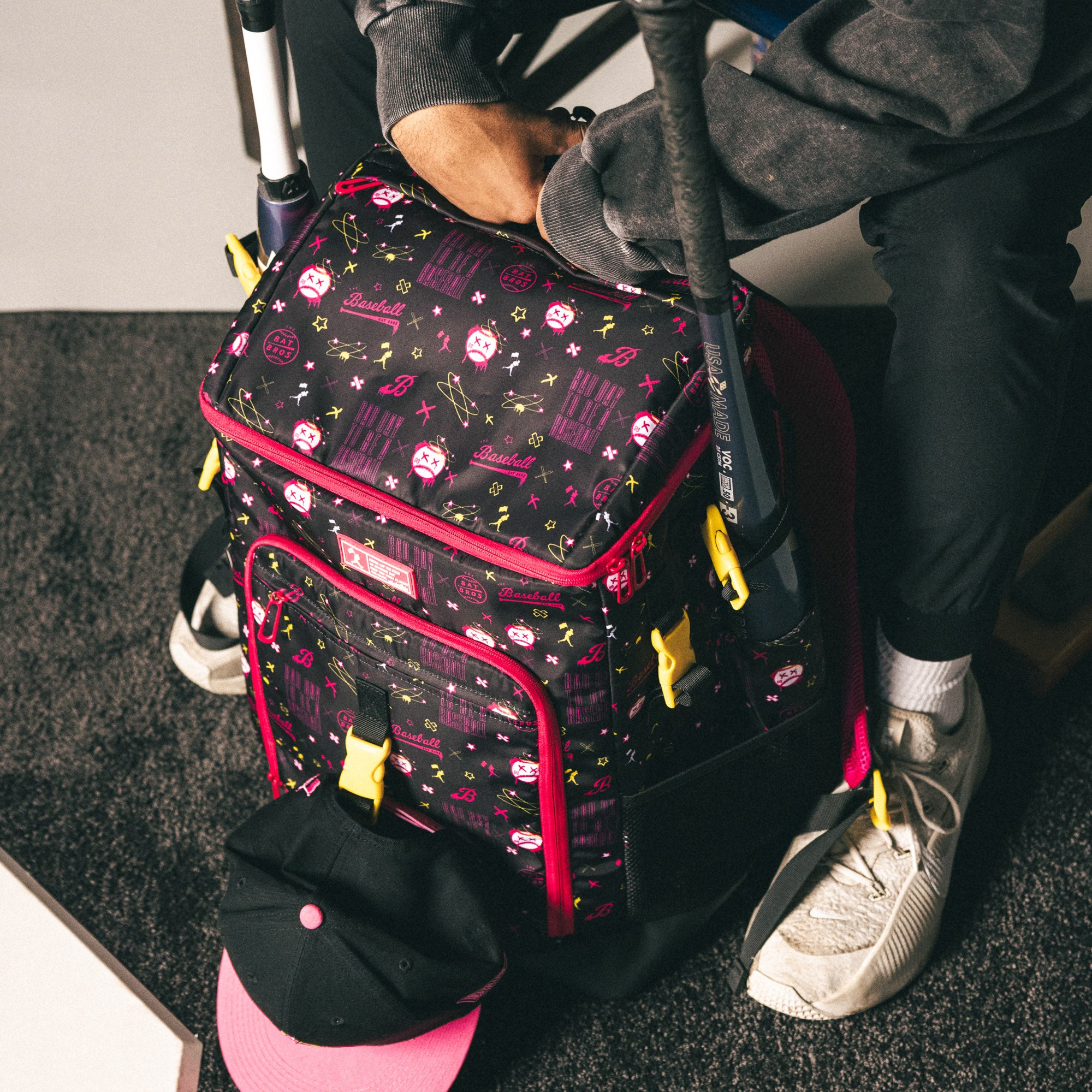 Ronin Baseball Equipment Backpack - Bat Bros Bad Day