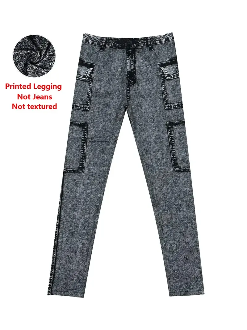 Women's Faux-Denim Leggings