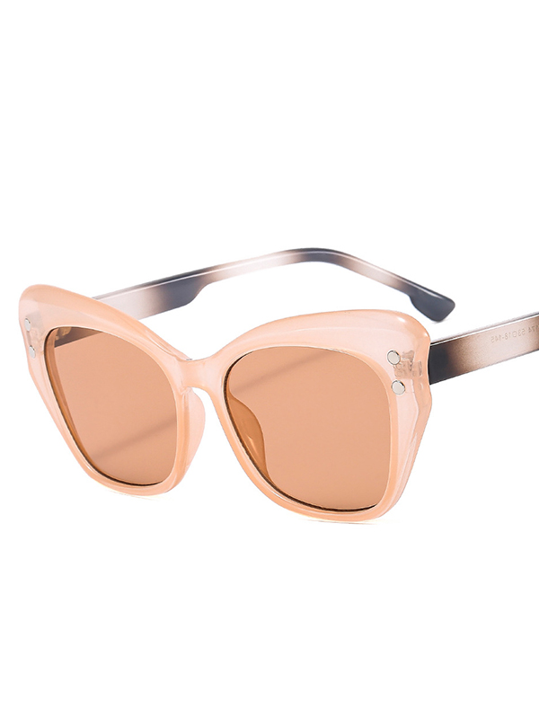 Geometric Sun-Protection Sunglasses Accessories
