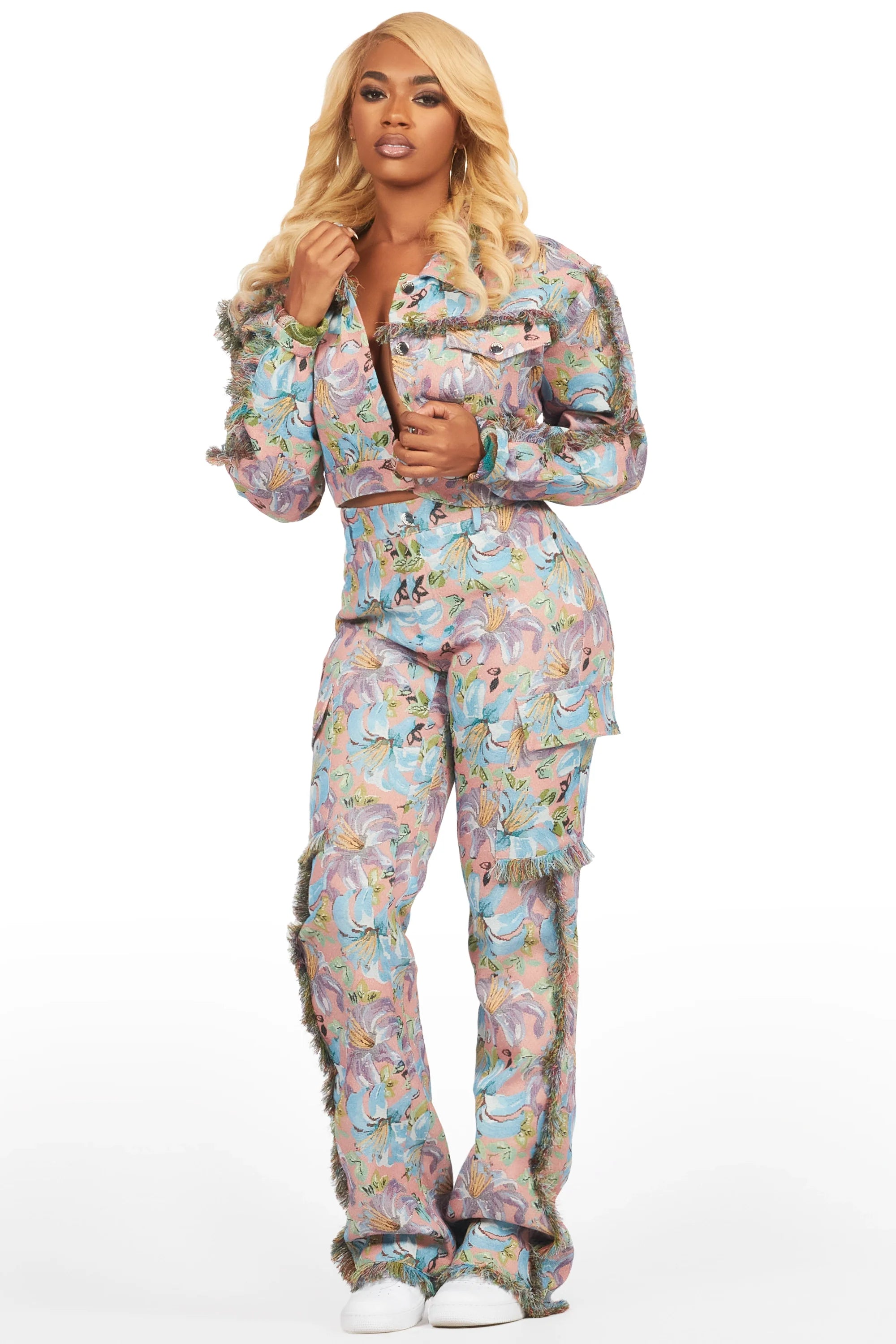 Tykima Pink Tapestry Jacket