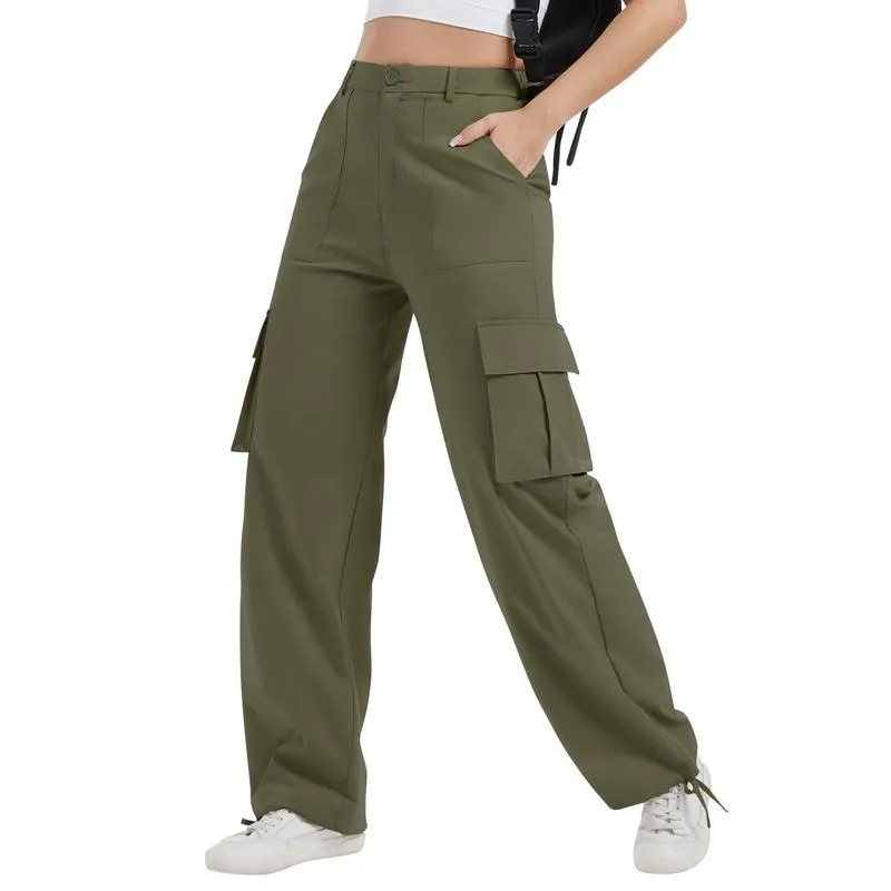 Stretchy Womens Cargo Pants thick thigh pants work outfits women Wide Leg Sweatpants Baggy