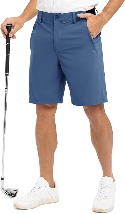 Men's Golf Work Shorts Stretch Waistband Dry Fit