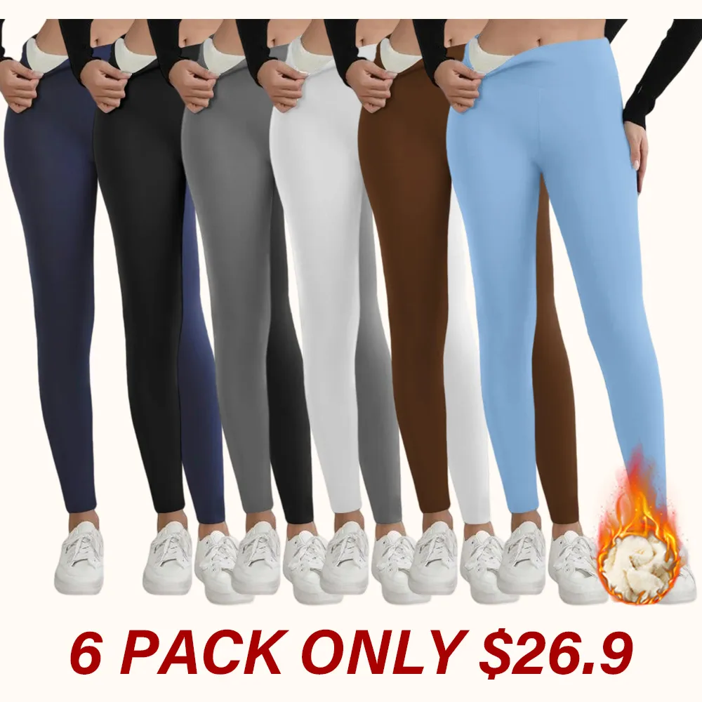 Warm and thick fleece leggings