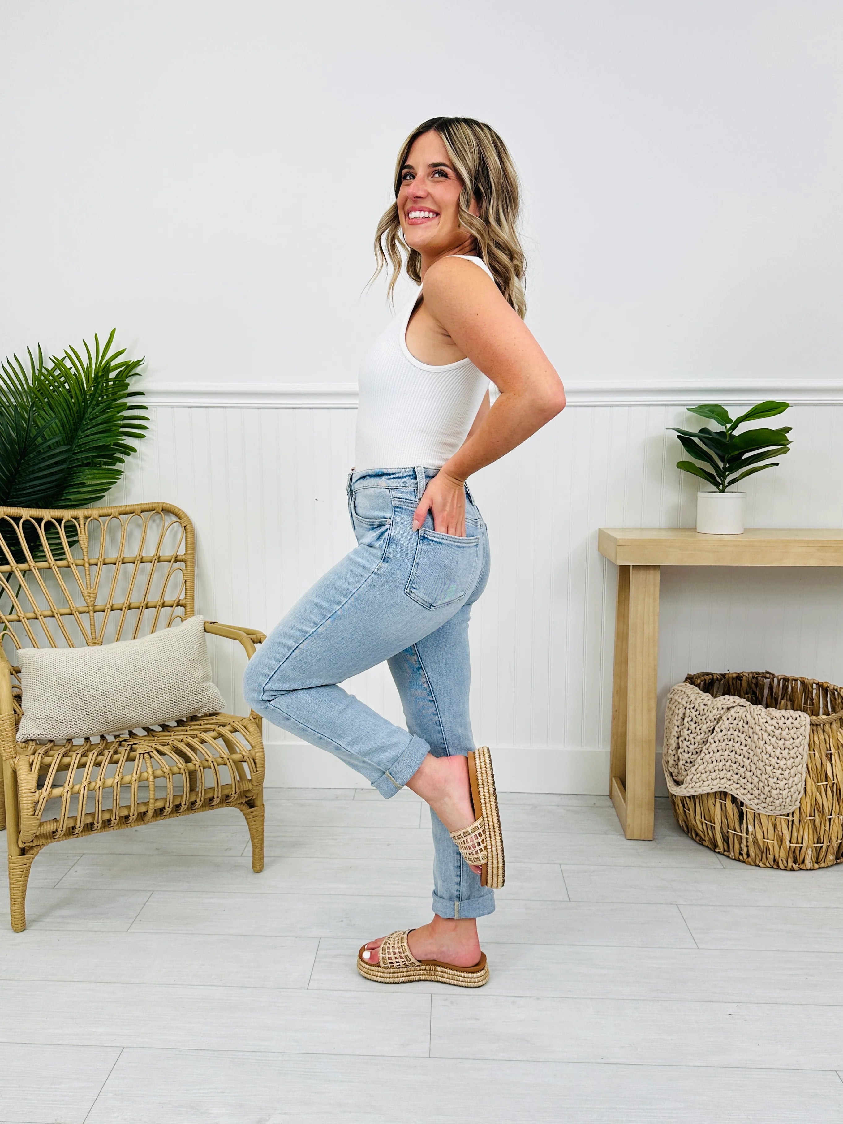 Mom Life MOCO Exclusive Design Mom Jeans With Tummy Control