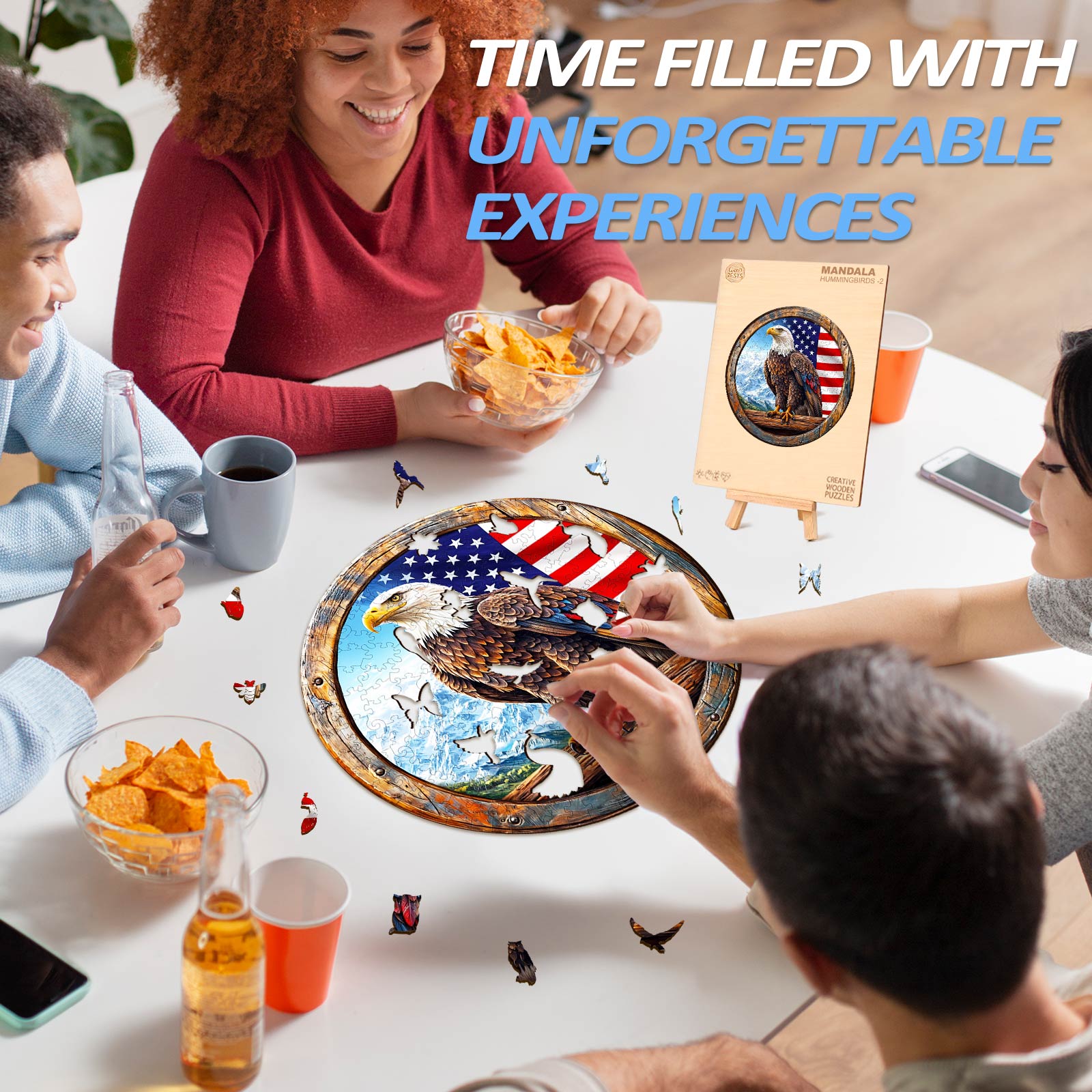 Bald Eagle Wooden Jigsaw Puzzle