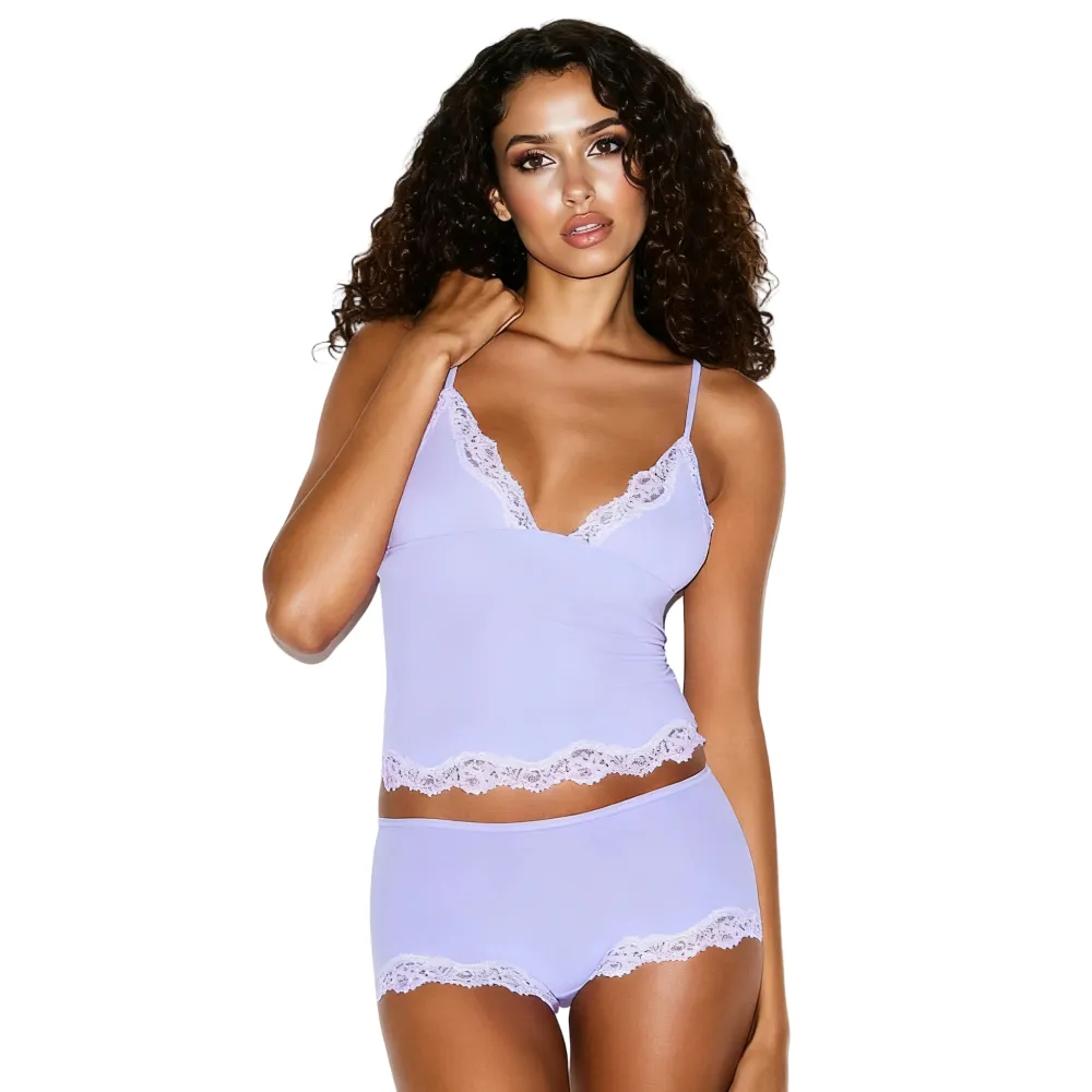 Women's Sexy Lace Wirefree Breathable Bralette & Panties Set