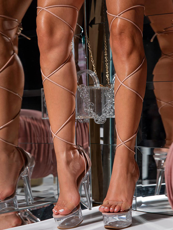 Bandage Stilettos Pumps Sandals