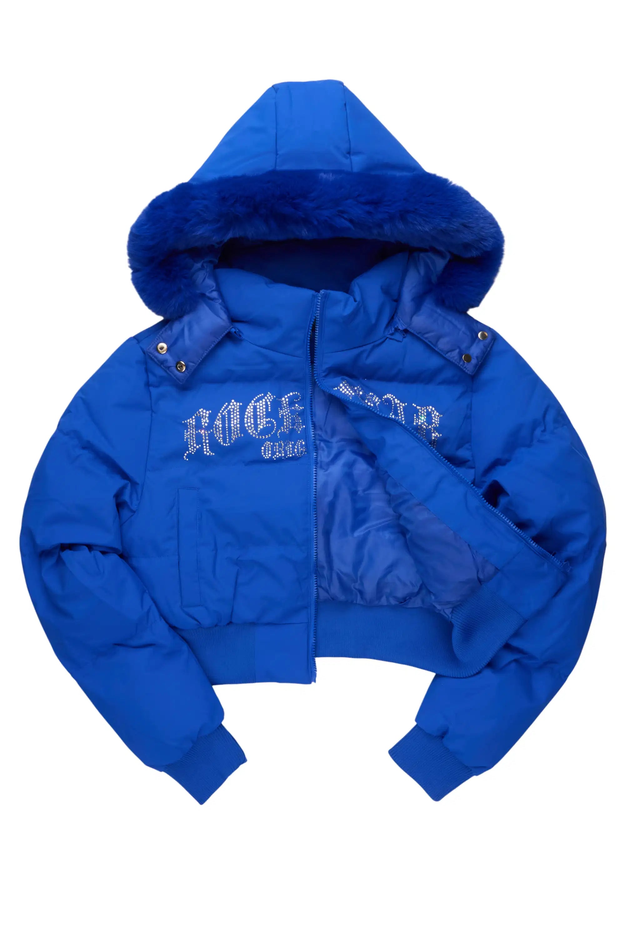 Rosa Royal Blue Puffer Jacket
