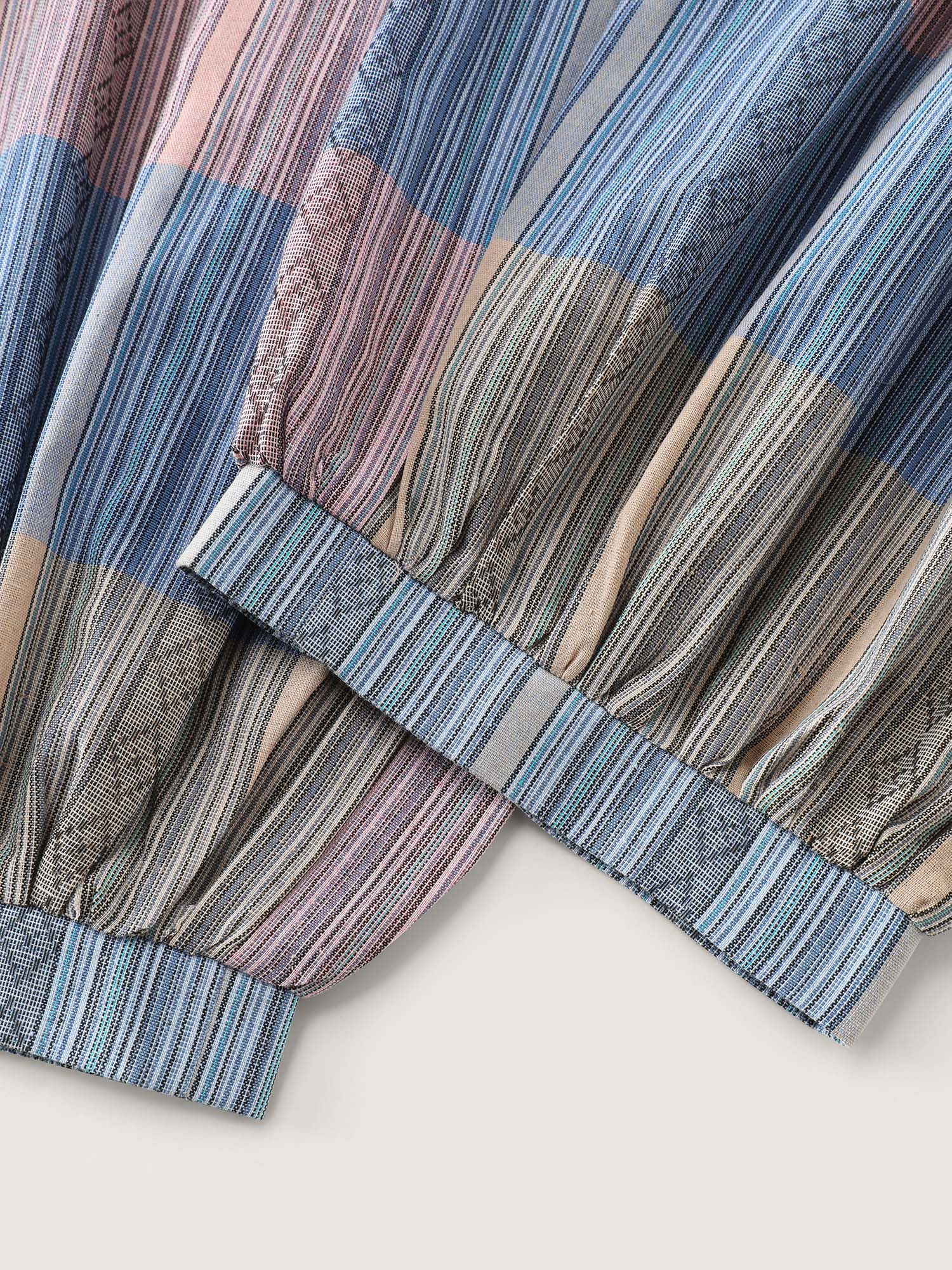 Adjustable Hem Colorblock Jumpsuit