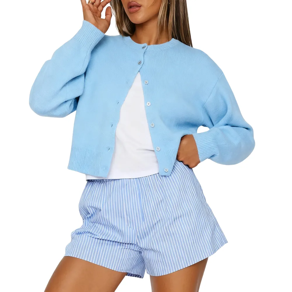 Cropped Cardigan Sweaters for Women