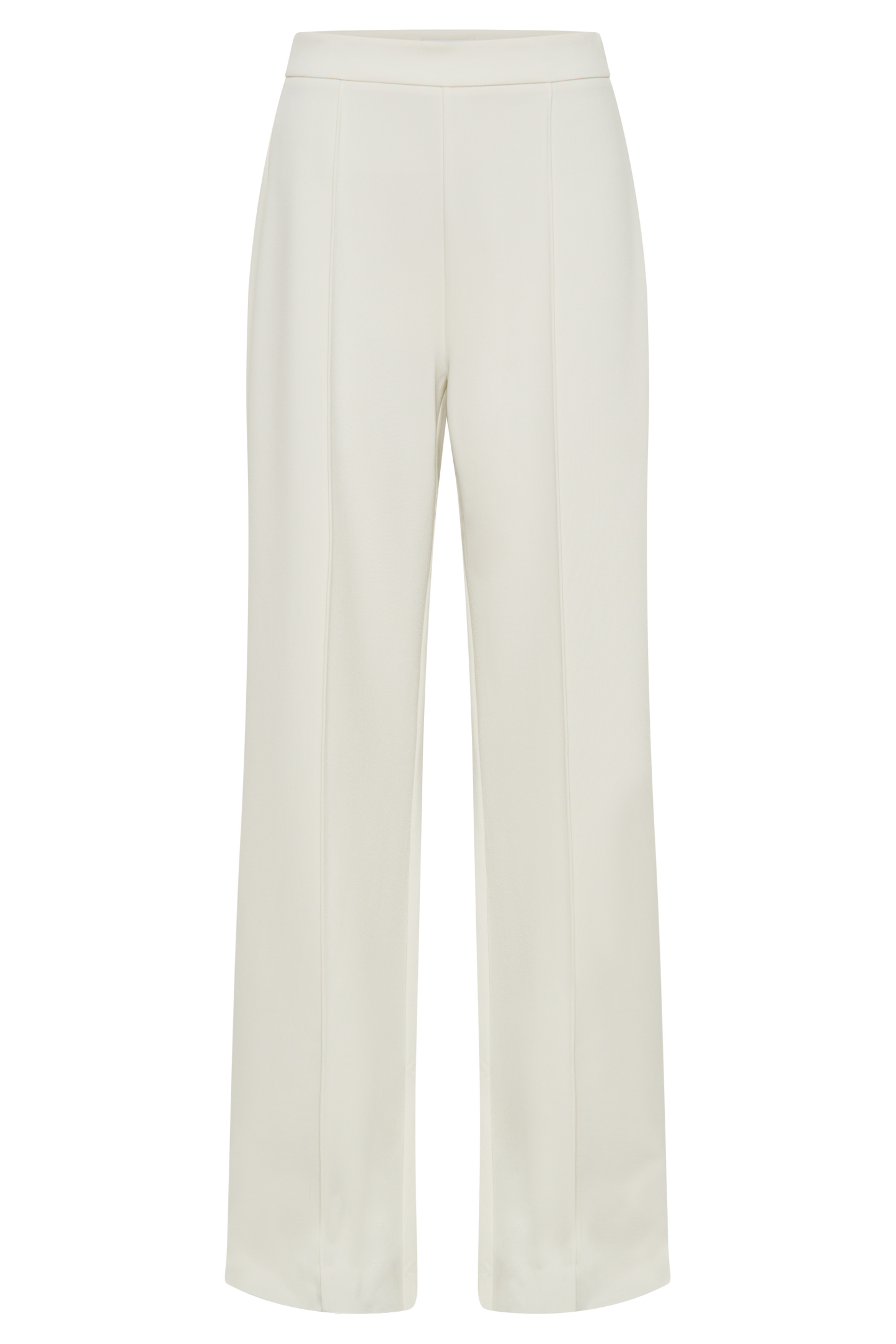 Slight Stretch Pleated Wide Leg Pants