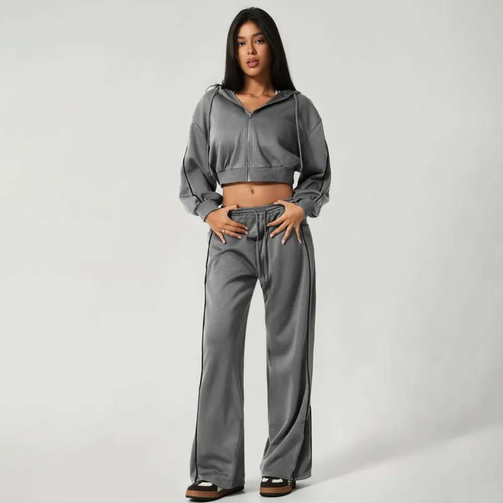 Hooded Tracksuit Set