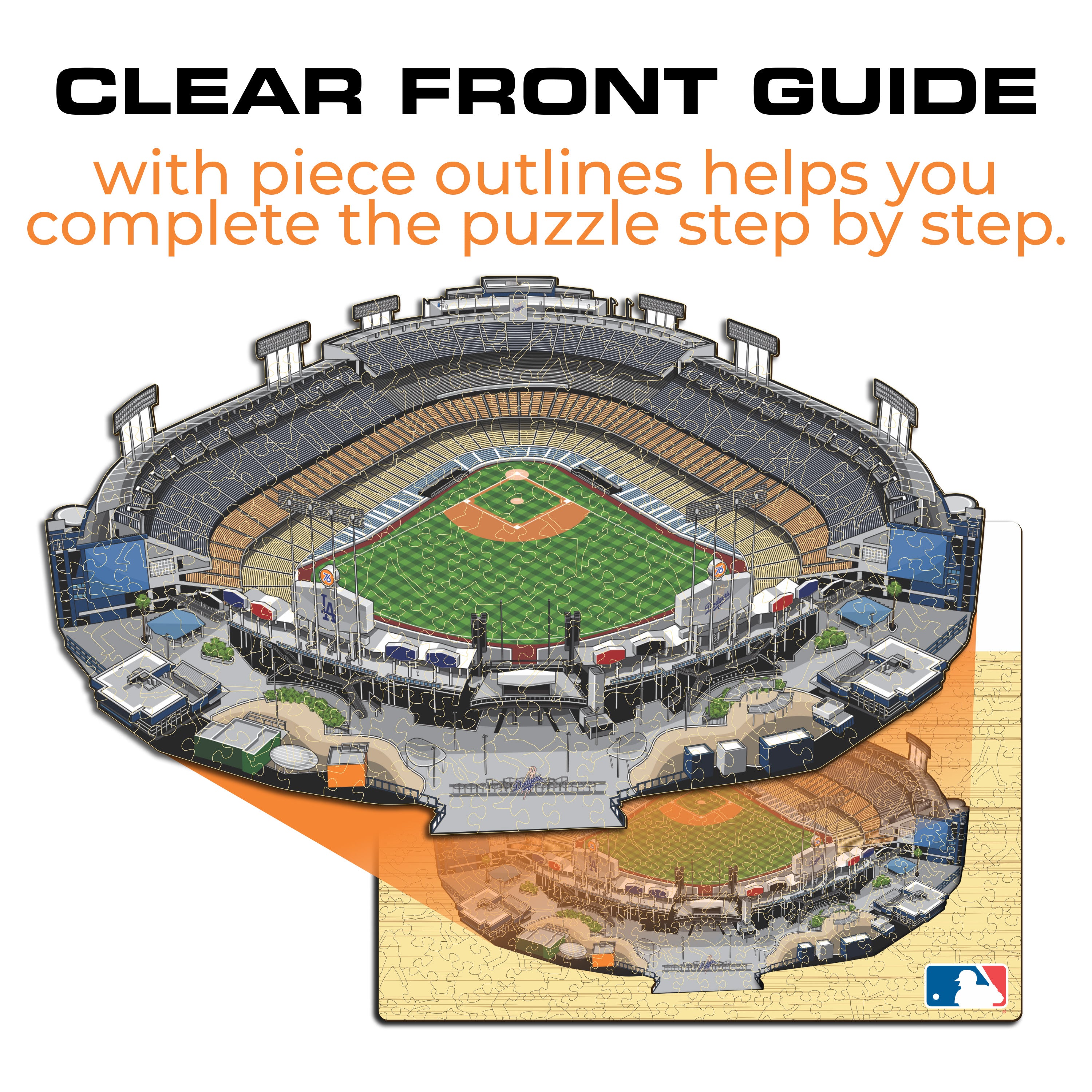 Los Angeles Dodgers™ Dodgers Stadium - Wooden Puzzle