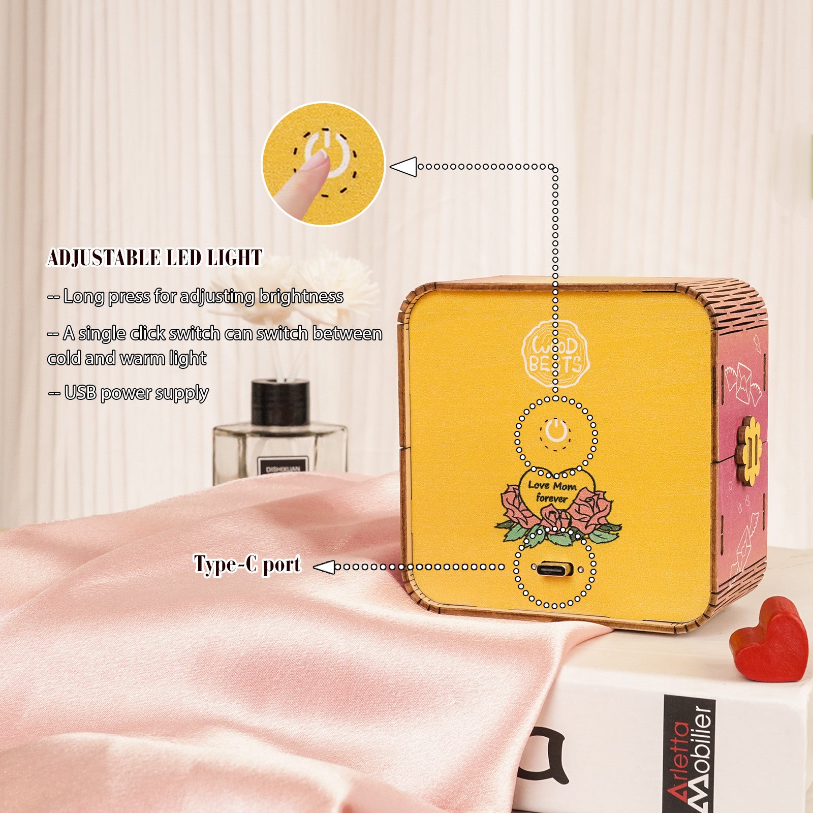 “Words fail, love endures” Kit- 3D Wooden Puzzle Night Light