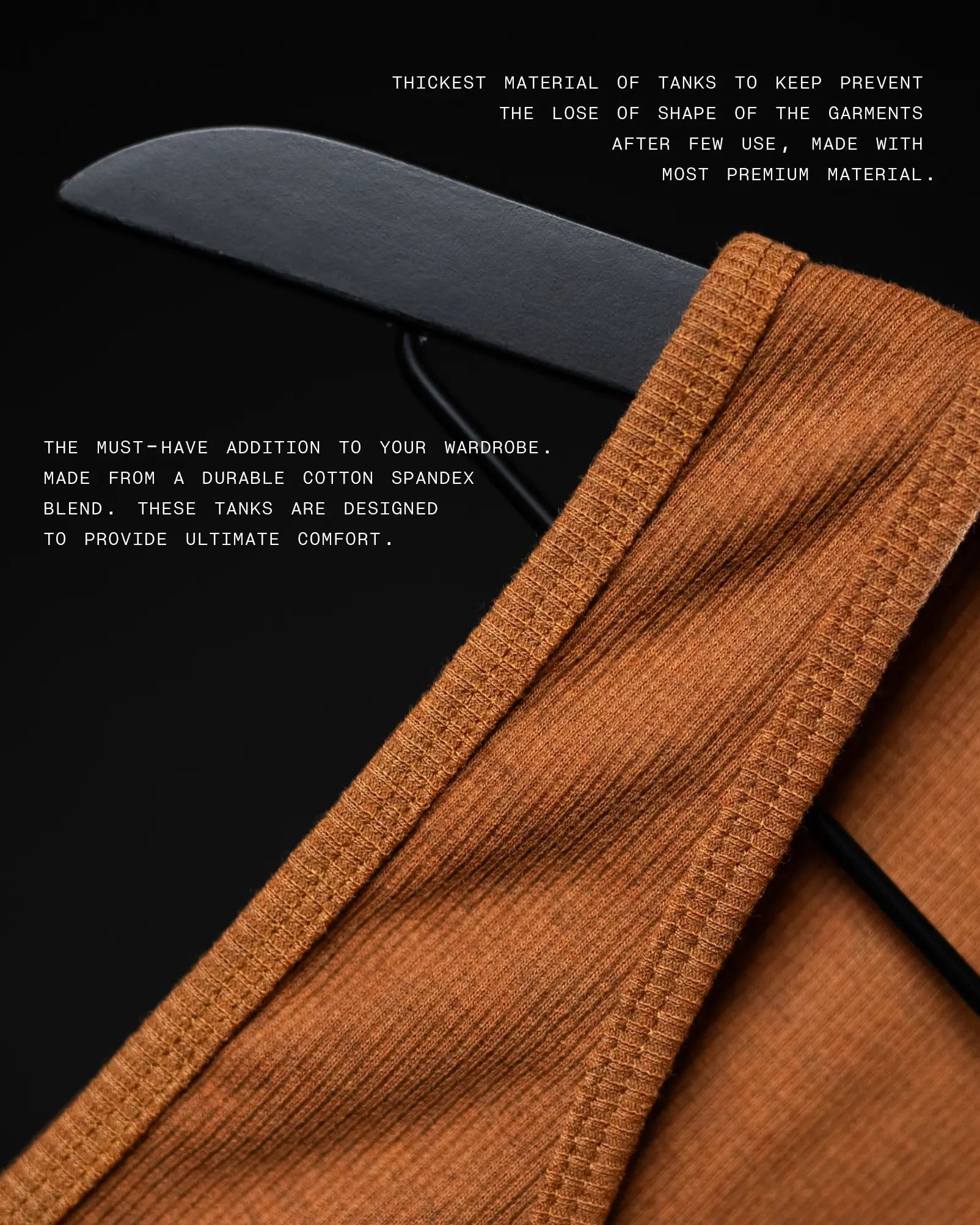 Men'sTank Top | Please Size Up | Cotton and Spandex