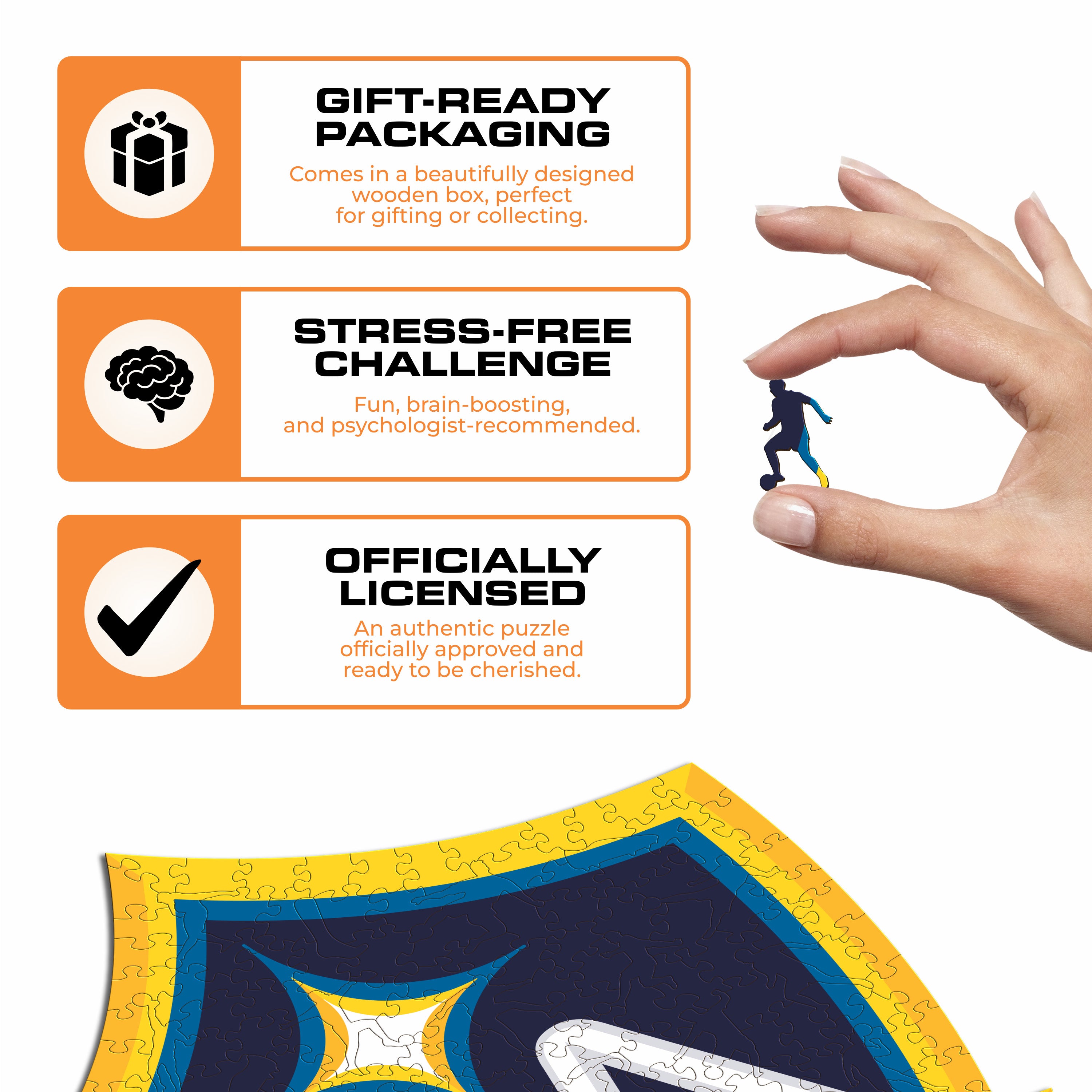 LA Galaxy® Logo - Wooden Puzzle