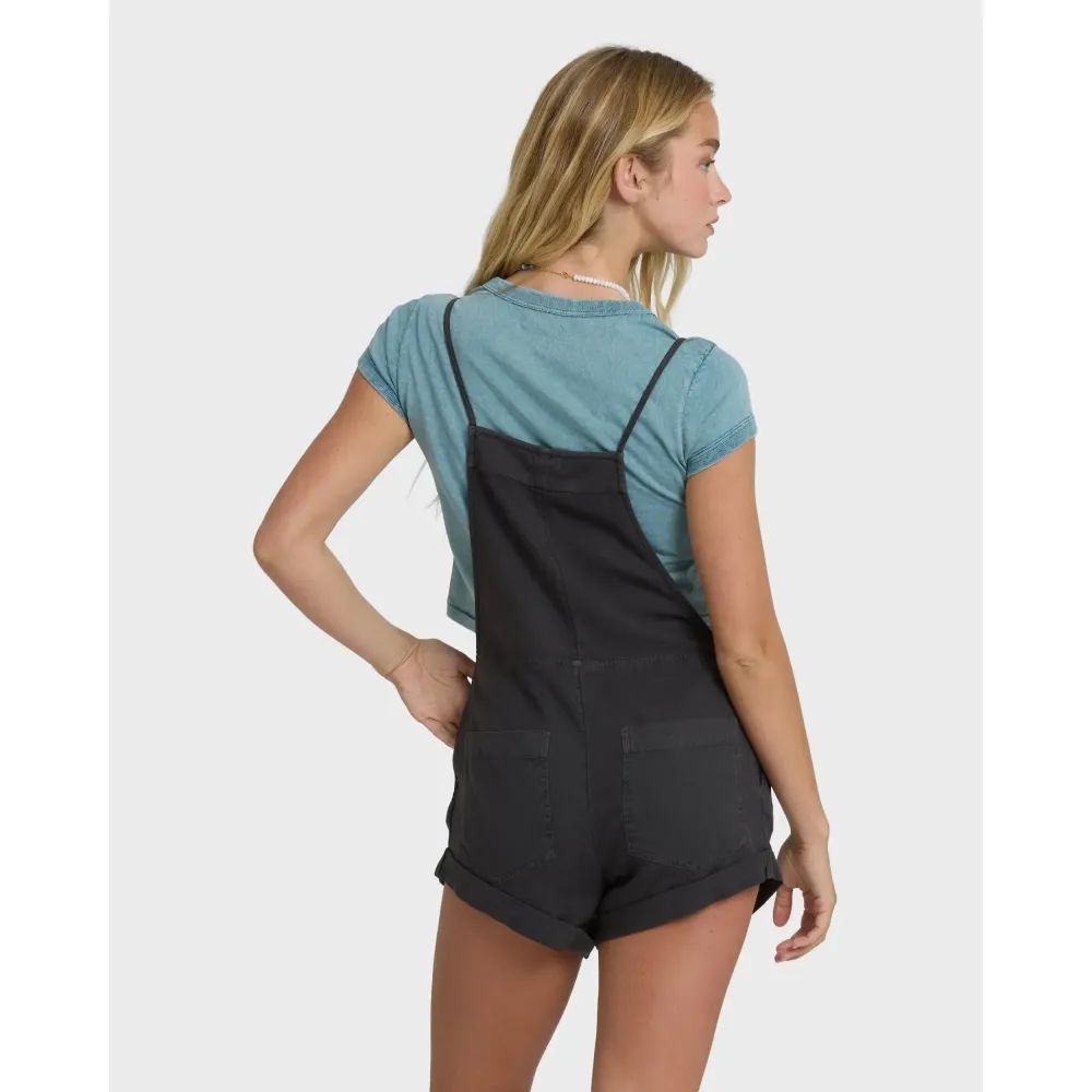 Women's Wild Pursuit Yarn-Dyed Overalls, Square Neck, Adjustable Tie Straps, Regular Fit