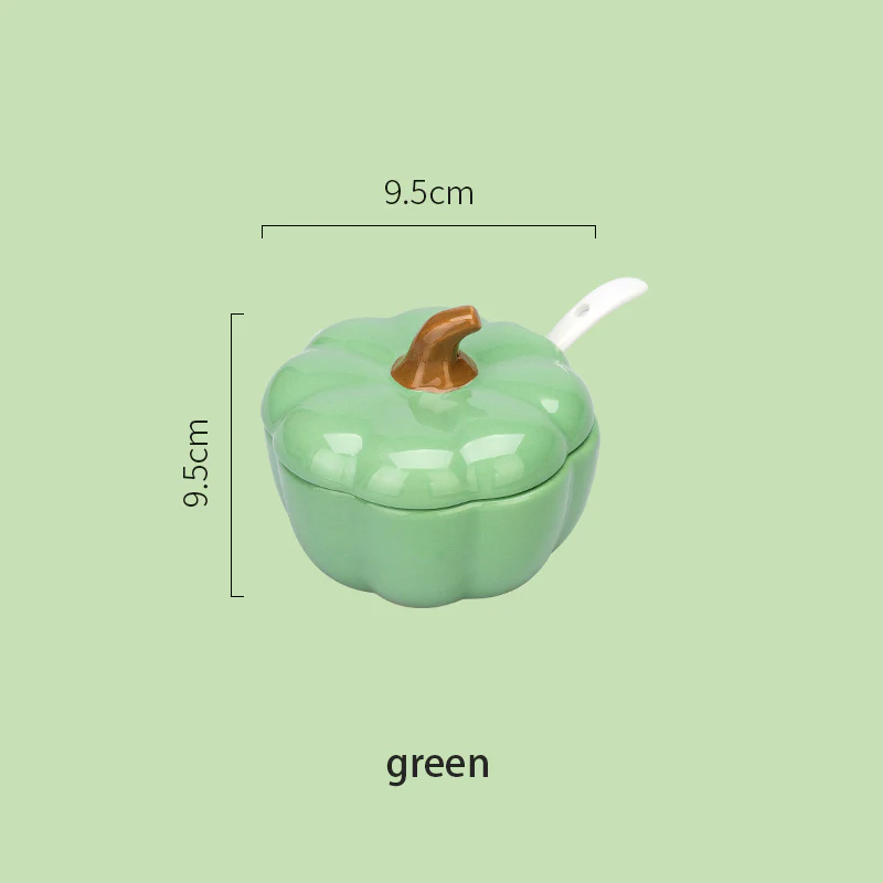 Ceramic Pumpkin Serving Jar