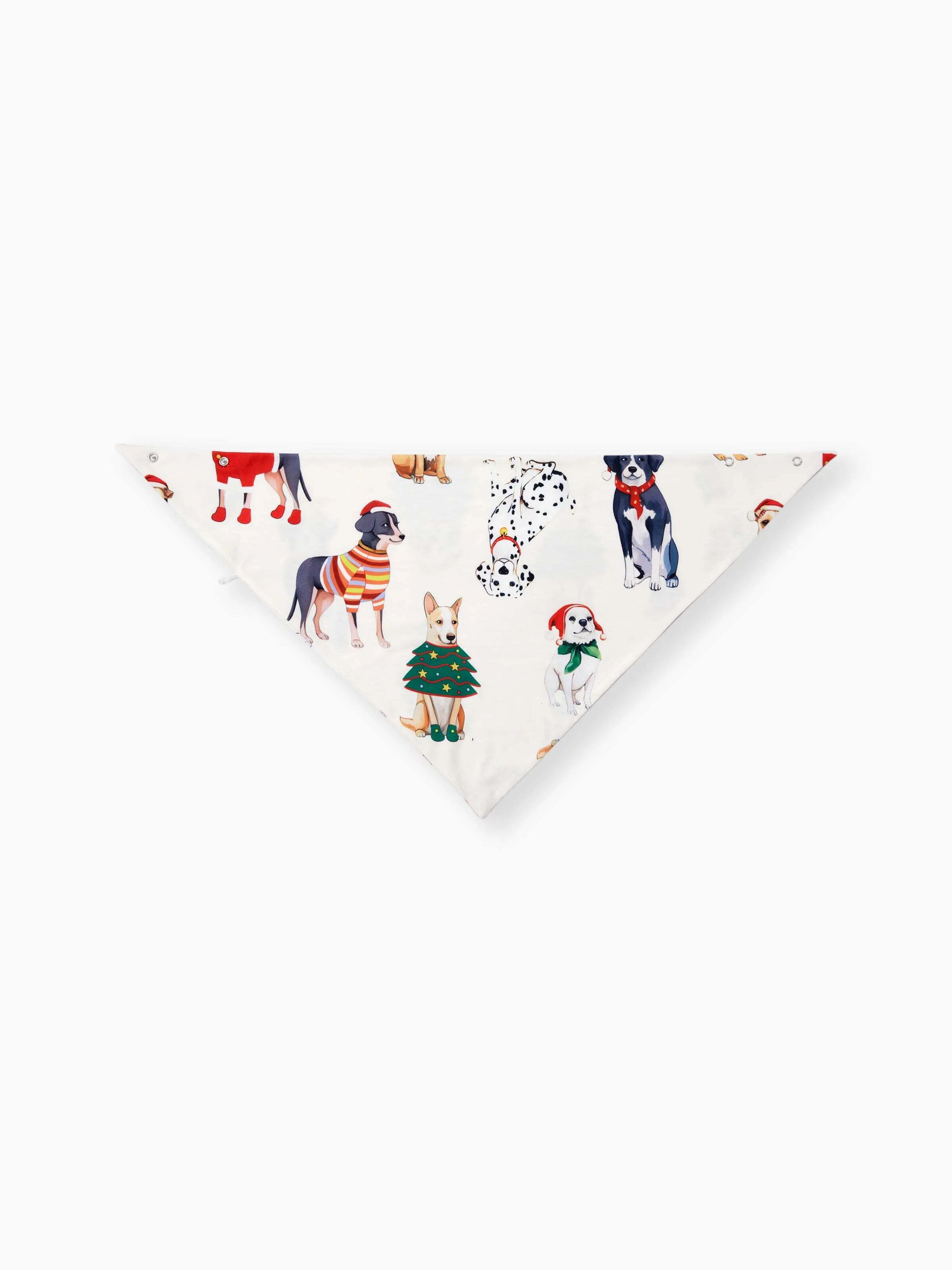 Christmas Pajamas Family Matching Cute Xmas Dog Collared Pajamas Sets with Christmas Socks LightApricot